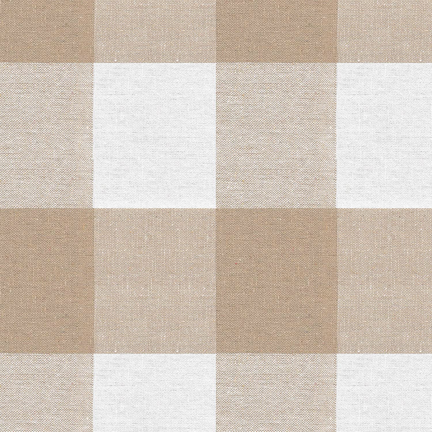 Juego de 2 fundas de almohada de granja de 18 x 18 pulgadas con cuadros beige búfalo, fundas de cojín decorativas sin relleno, fundas de almohada a cuadros y rayas para sala de estar, sofá 8