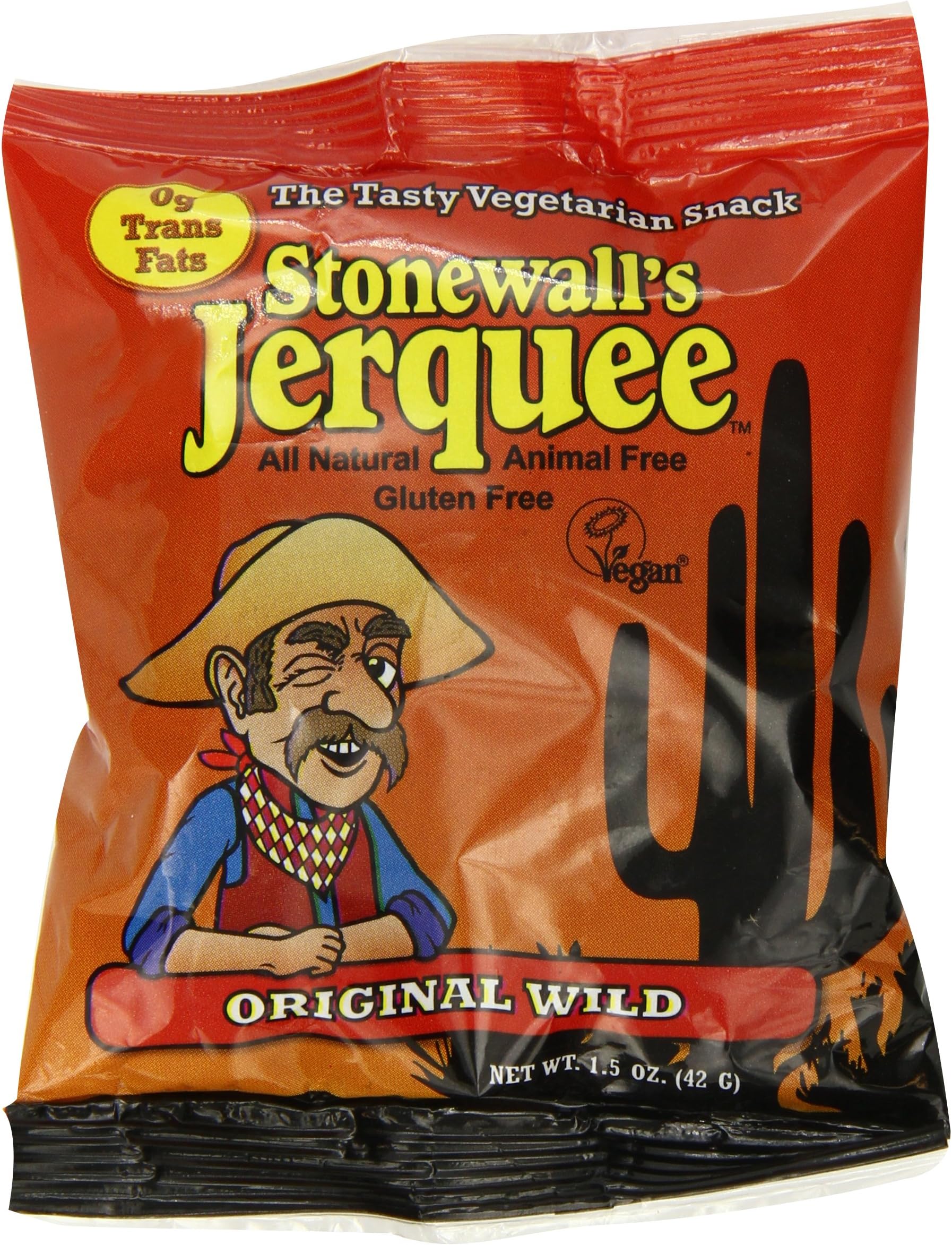 Stonewall'sJerquee, Original Wild, 1.5-Ounce Packets (Pack of 16)