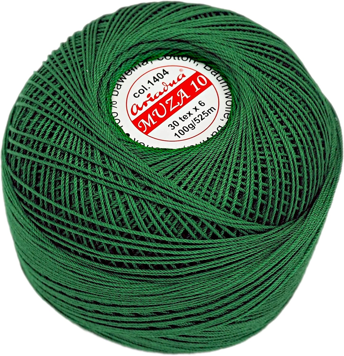 Luxurious Feel Crochet and Knitting Size 10, Fine Thread (574yd / 525m