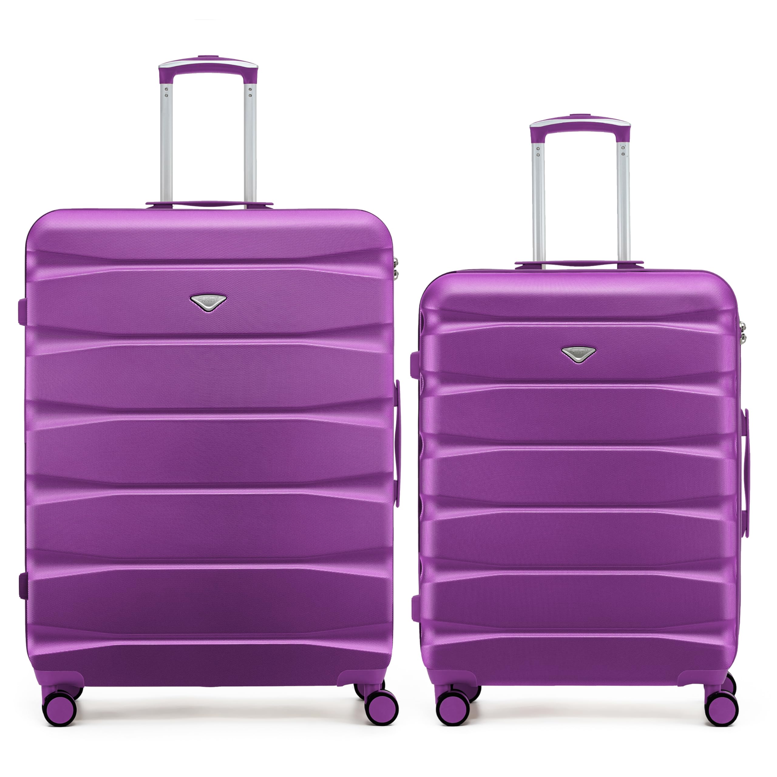 Flight Knight Underseat Cabin Suitcase 45x36x20cm | Free Hand Luggage for EasyJet & Wizz Air | Lightweight ABS Hard Shell with 8 Silent-Glide Spinner Wheels | Max Space Travel Bag — view 143