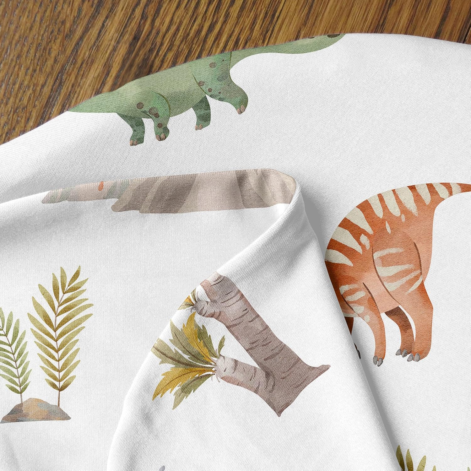Sweet Jojo Designs Watercolor Dinosaur Dino Boy Nursing Pillow Cover Baby Breastfeeding Slipcover Infant Newborn Nursery Bottle Breast Feeding Pillowcase (Pillow NOT Included) Green Blue Modern Animal