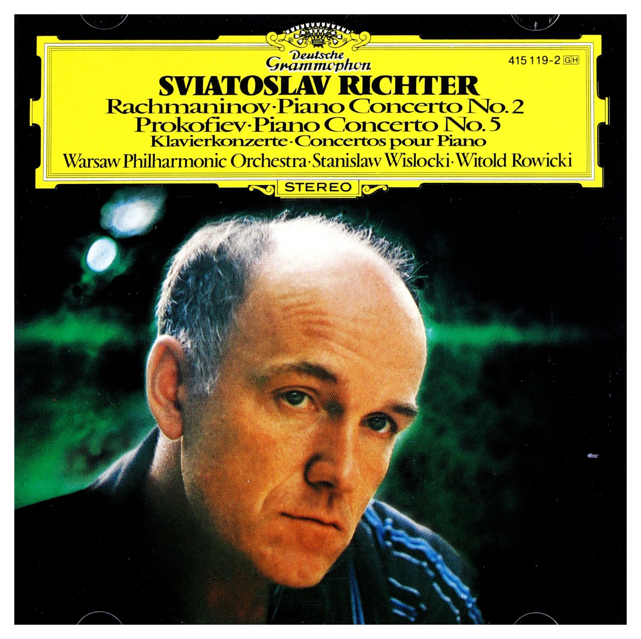 Piano Concerto 2 / Piano Concerto 5 [Audio CD] Richter, Sviatoslav; Sergey Rachmaninov and Stanislaw Wislocki