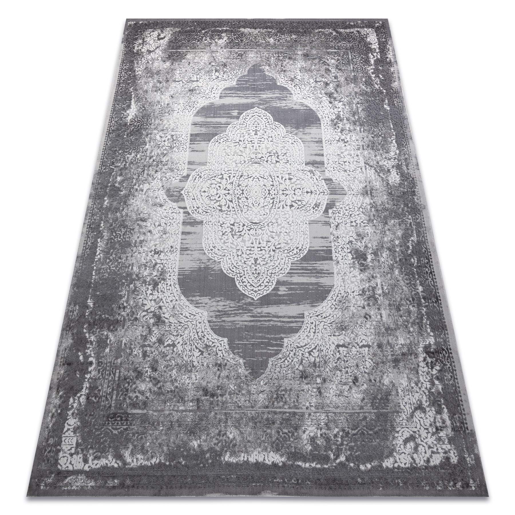 Tapis moderne noble anti-aplatissement pour réchauffer un salon froid et vide