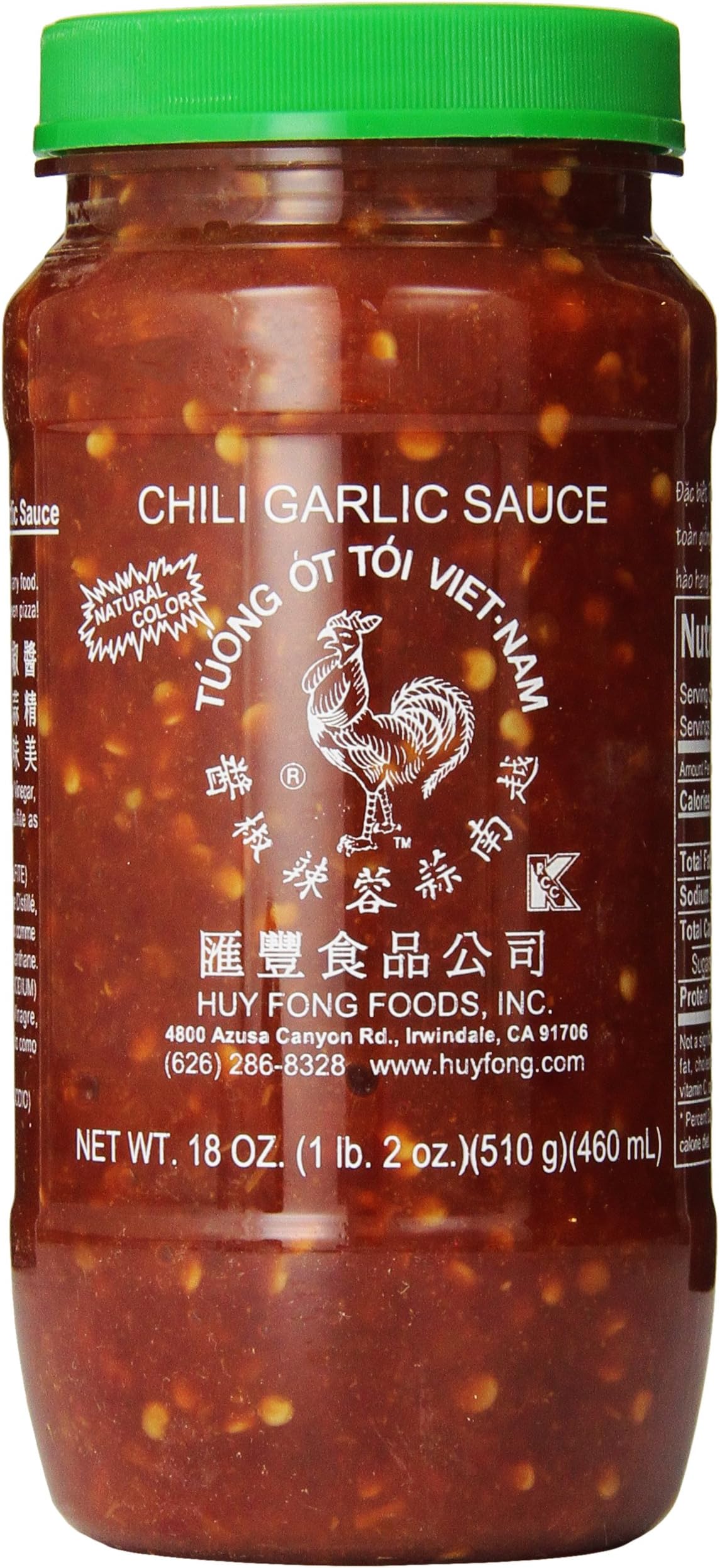 Sauce Chili Garlic,18 oz