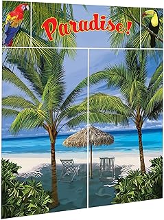Palm Tree Scene Setters Cardstock Decorating Kit - 65