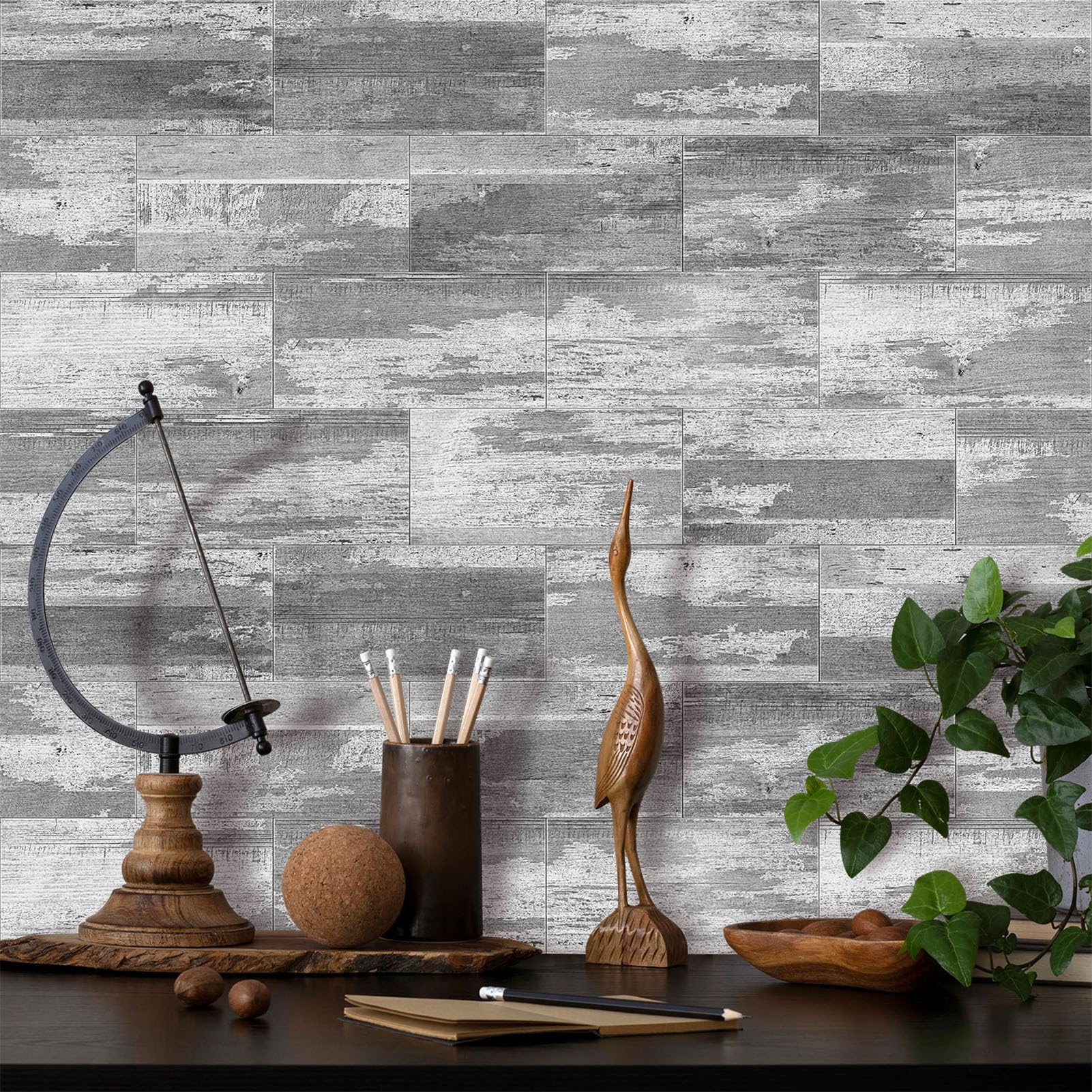 URCOLOR Lot De 32 Carreaux Muraux à Décoller Et à Coller Pour