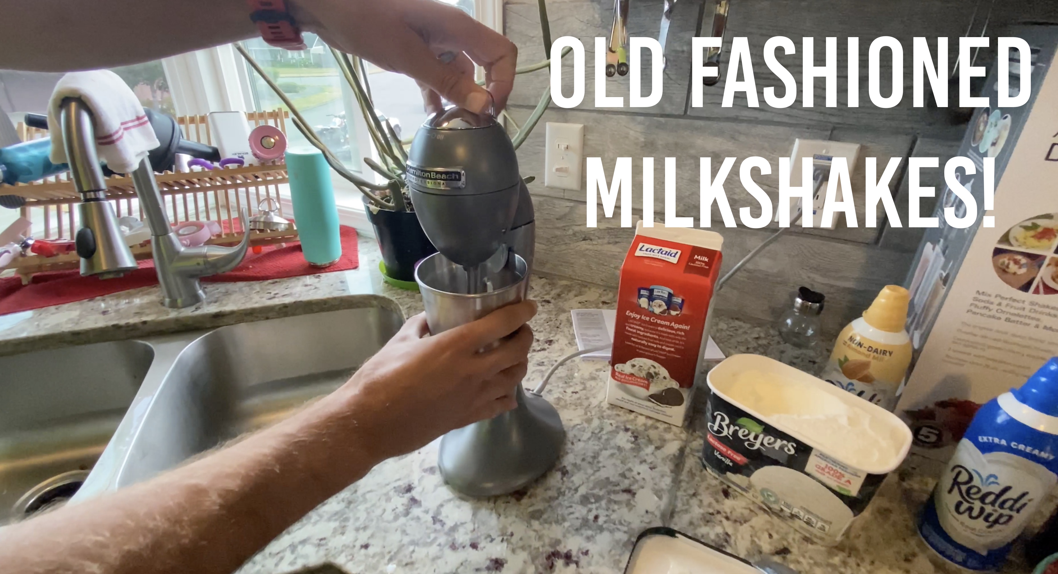 Watch How I use this old fashioned milkshake mixer, Hamilton Beach