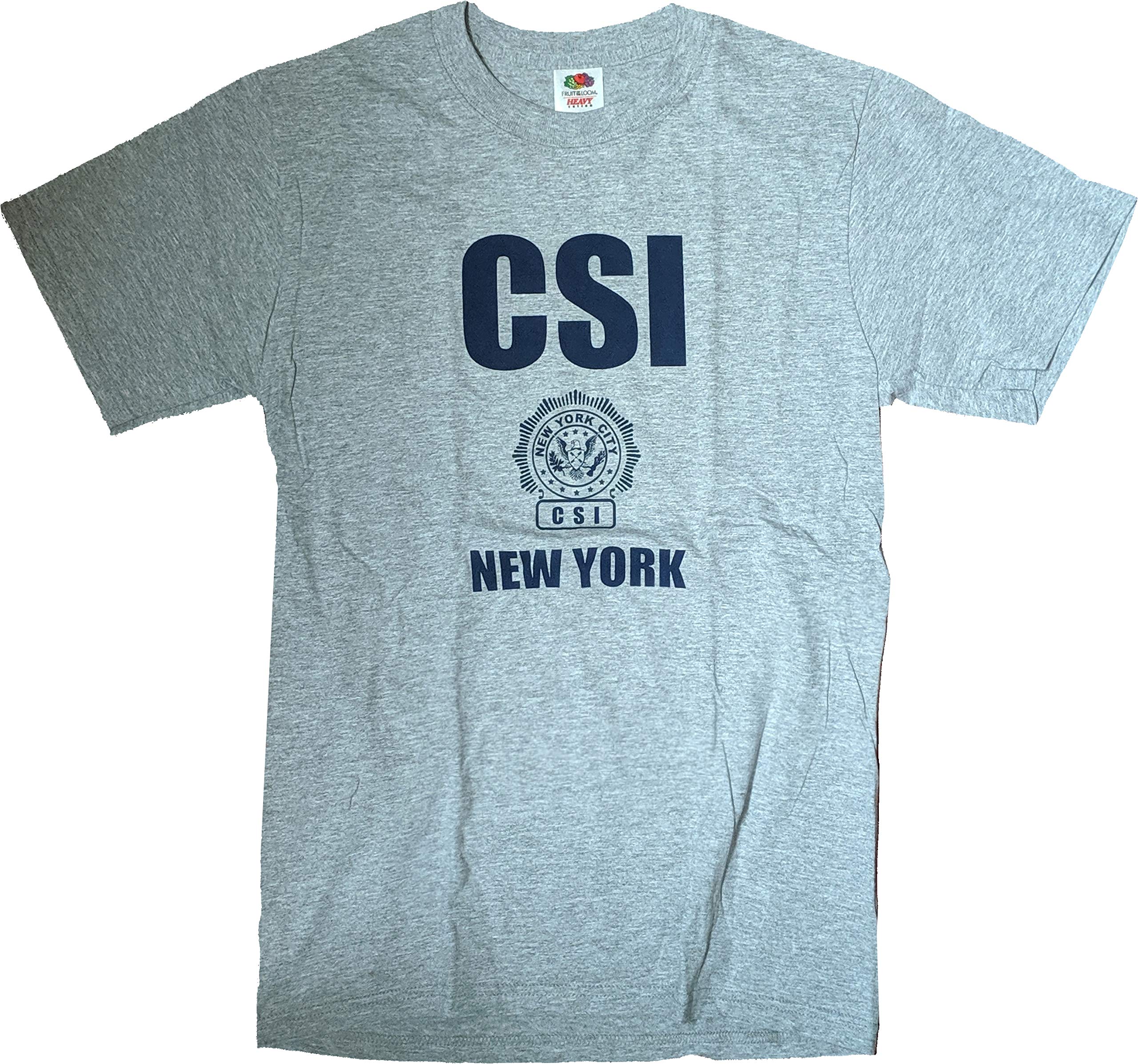 CSI New York Crime Scene Tee Investigation T-Shirt Gray