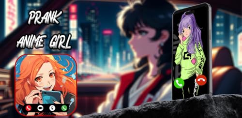 Fake call Cute Anime girl : Instant call from Anime girl kawai - Gift for Kids | NO ADS ❌