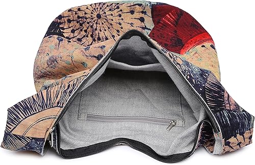 Miniatura 5 de Bolsa de hombro para mujer de lona en estilo hippiebohemio para llevar cruzada al hombro disponible en diferentes colores y estampados