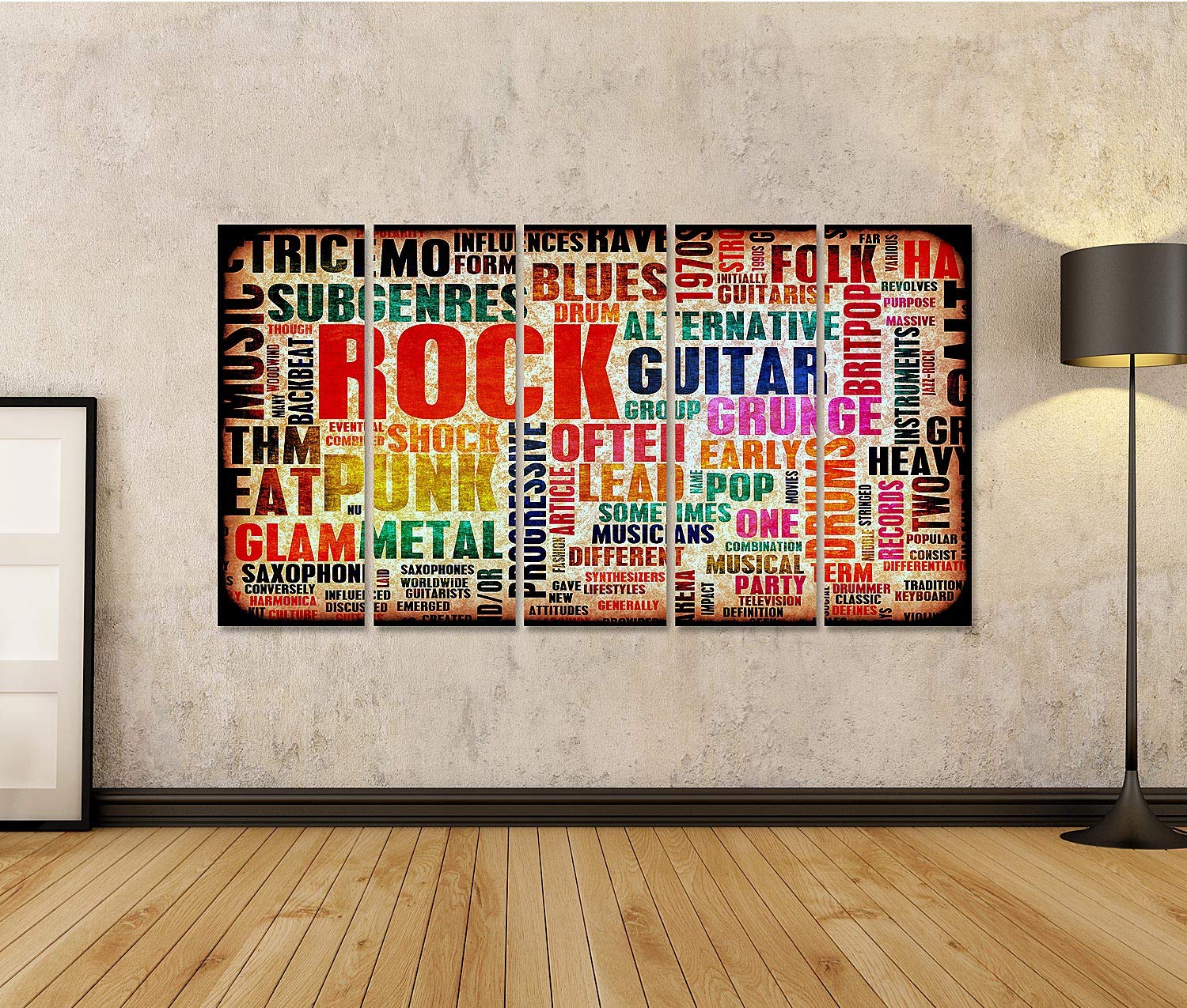islandburner Quadro su tela Poster musicale rock come sfondo grunge Quadri Stampe per soggiorno ufficio
