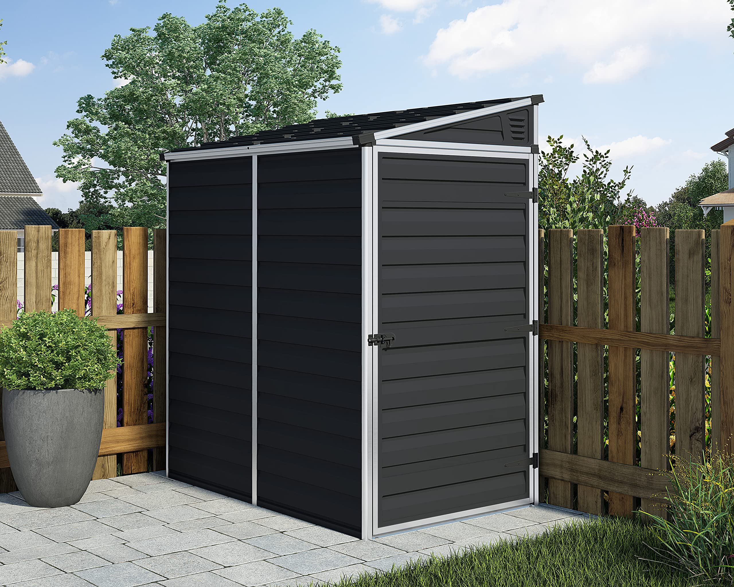 Palram Canopia Skylight 4x6 Lean-to Storage Shed