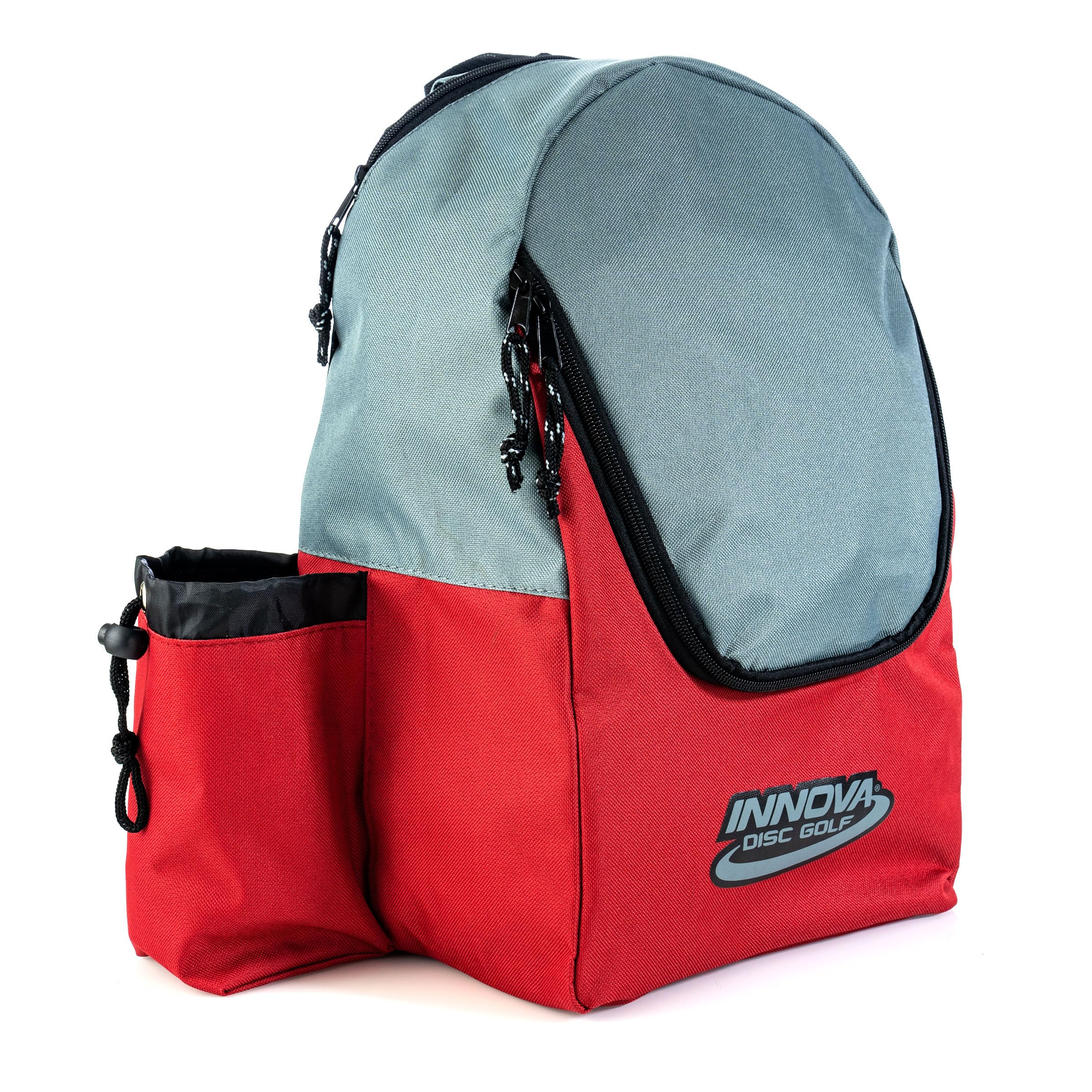 Innova Discover Pack Backpack Disc Golf Bag - Red/Gray