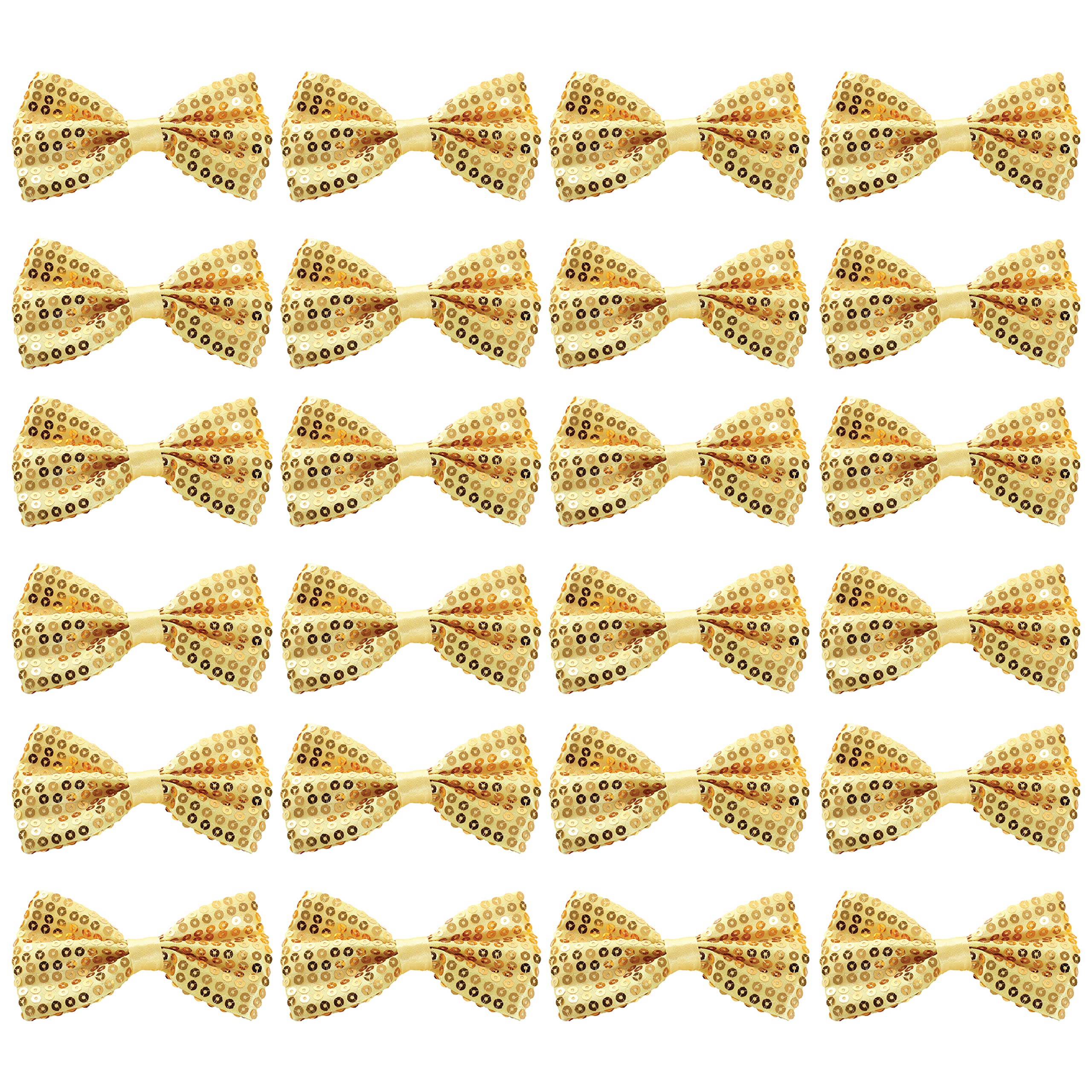 Pajarita de lentejuelas para adultos, una en 6 colores dorados, negros, verdes, plateados, rojos o rosados. Ideal para pañuelos, bailes y espectáculos de escenario.