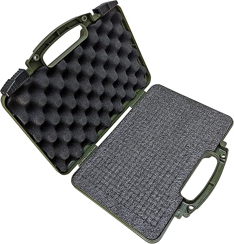 Estuche rígido para pistola Aprobado por la TSA, estuches de pistola de mano de larga duración para pistolas Estuche para pistola DS3TeK con