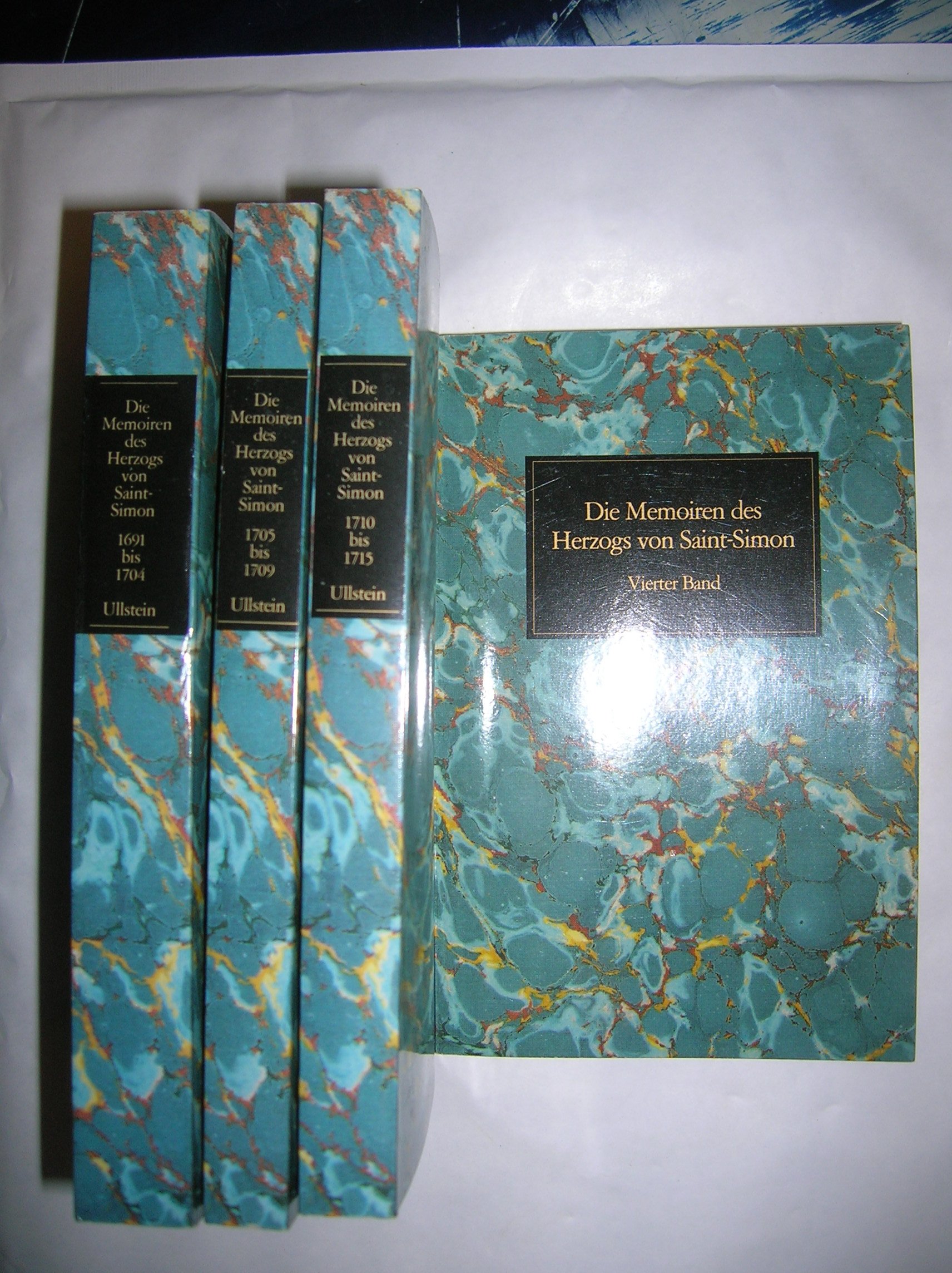 Die Memoiren des Herzogs von Saint-Simon, 4 Bde.