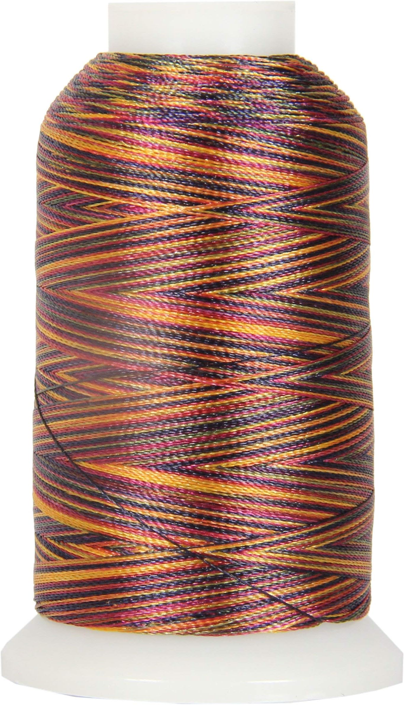Threadart Variegated Polyester Embroidery Thread - 40wt - 1000m - 25 Colors Available - No. 18 - Arabian Nights