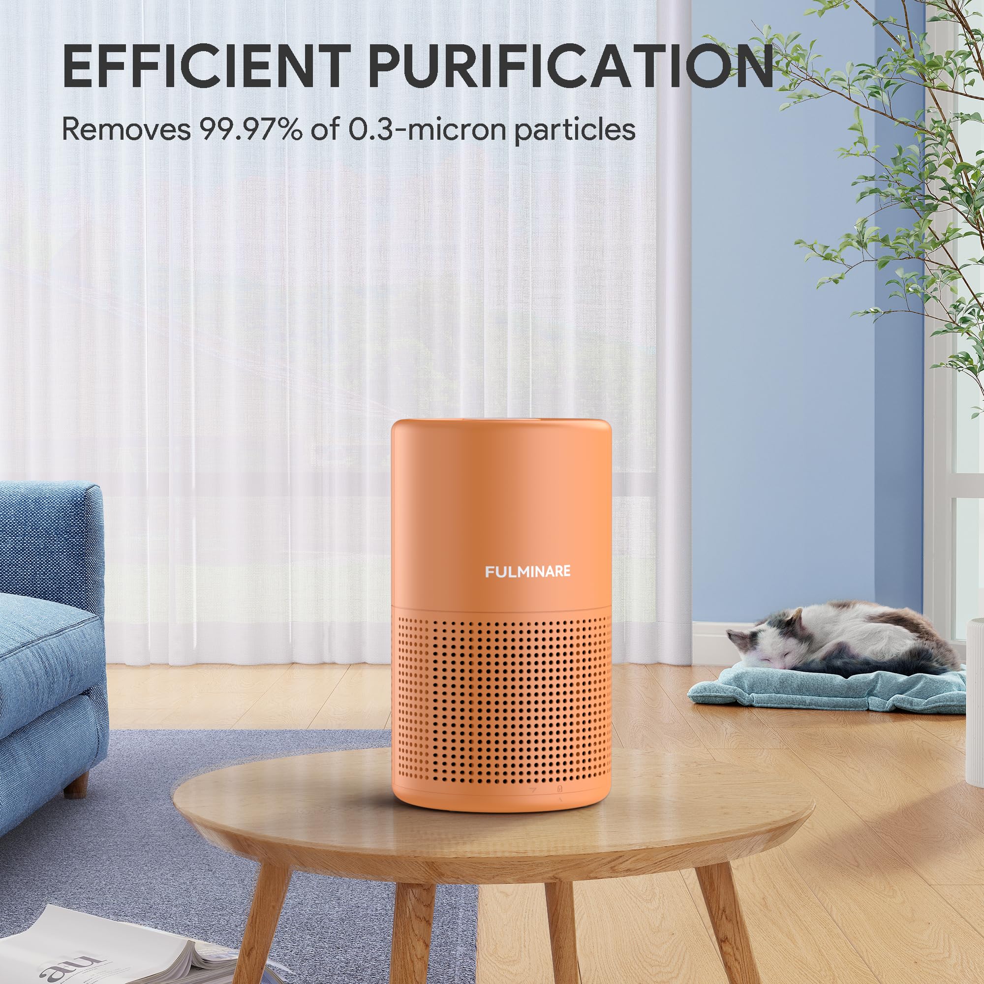 FULMINARE Air Purifiers for Home Bedroom H13 HEPA Air Purifier view 3