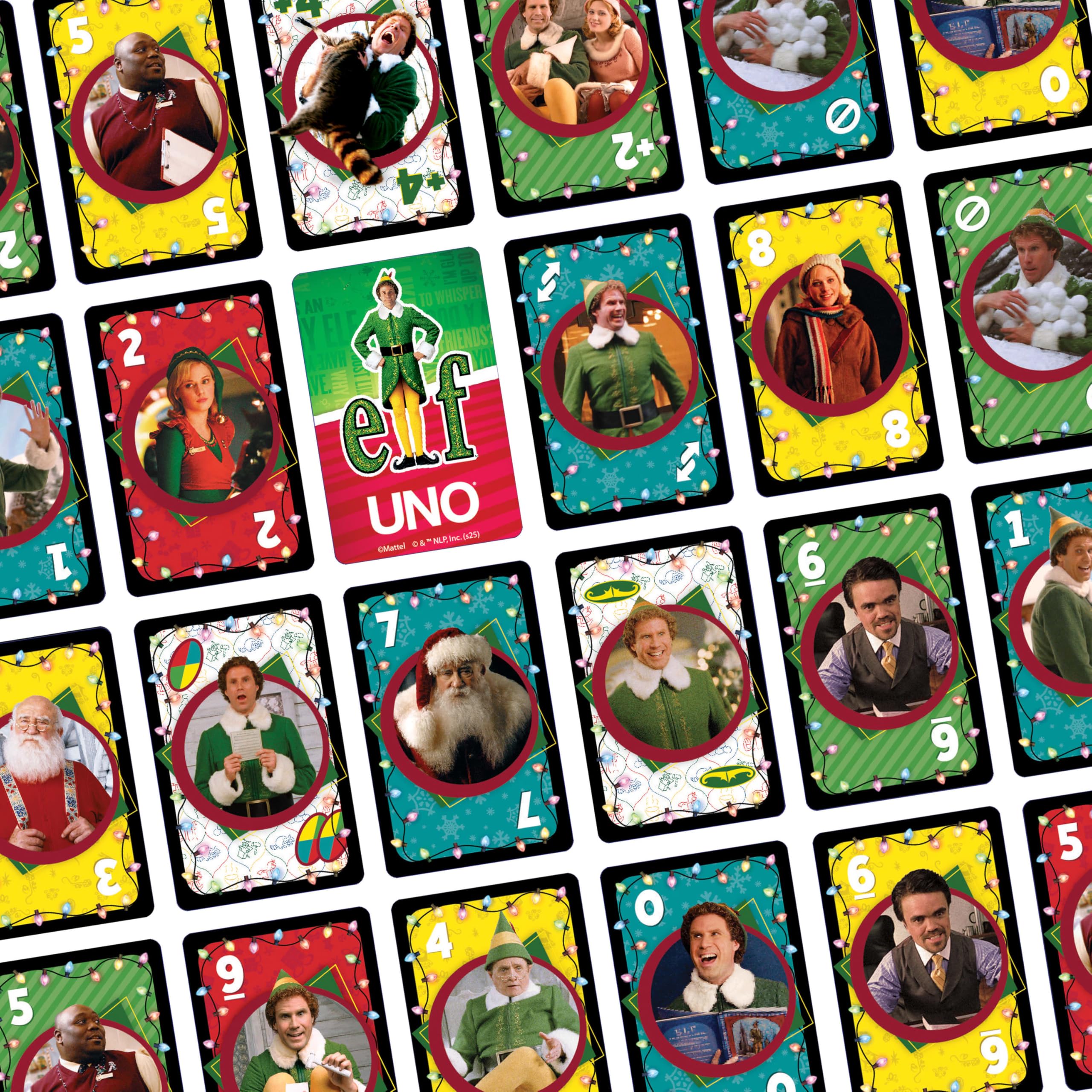 Mattel Games UNO - Gioco di carte per bambini, adulti e famiglie, con pellicola da collezione con immagini del film