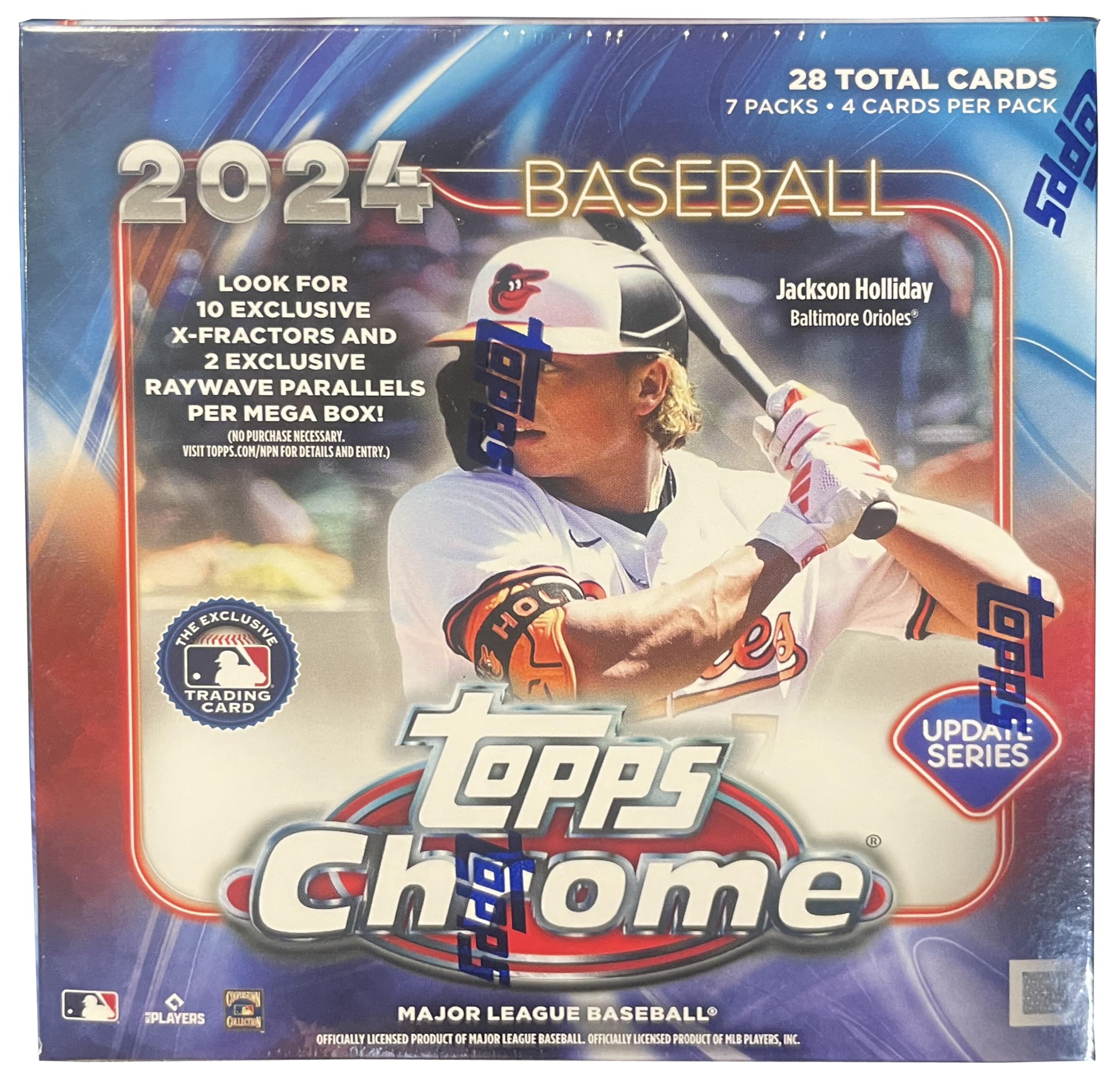 topps chrome mlb update series 未開封box 1) 2024 TOPPS CHROME UPDATE MEGA BOX BASEBALL Brand New
