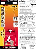 Vista 5 de VAMPLIERS Juego de alicates especiales de extracción de tornillos de 2 piezas: incluye alicates de bloqueo JAWZ de 7.5 pulgadas + alicates PRO