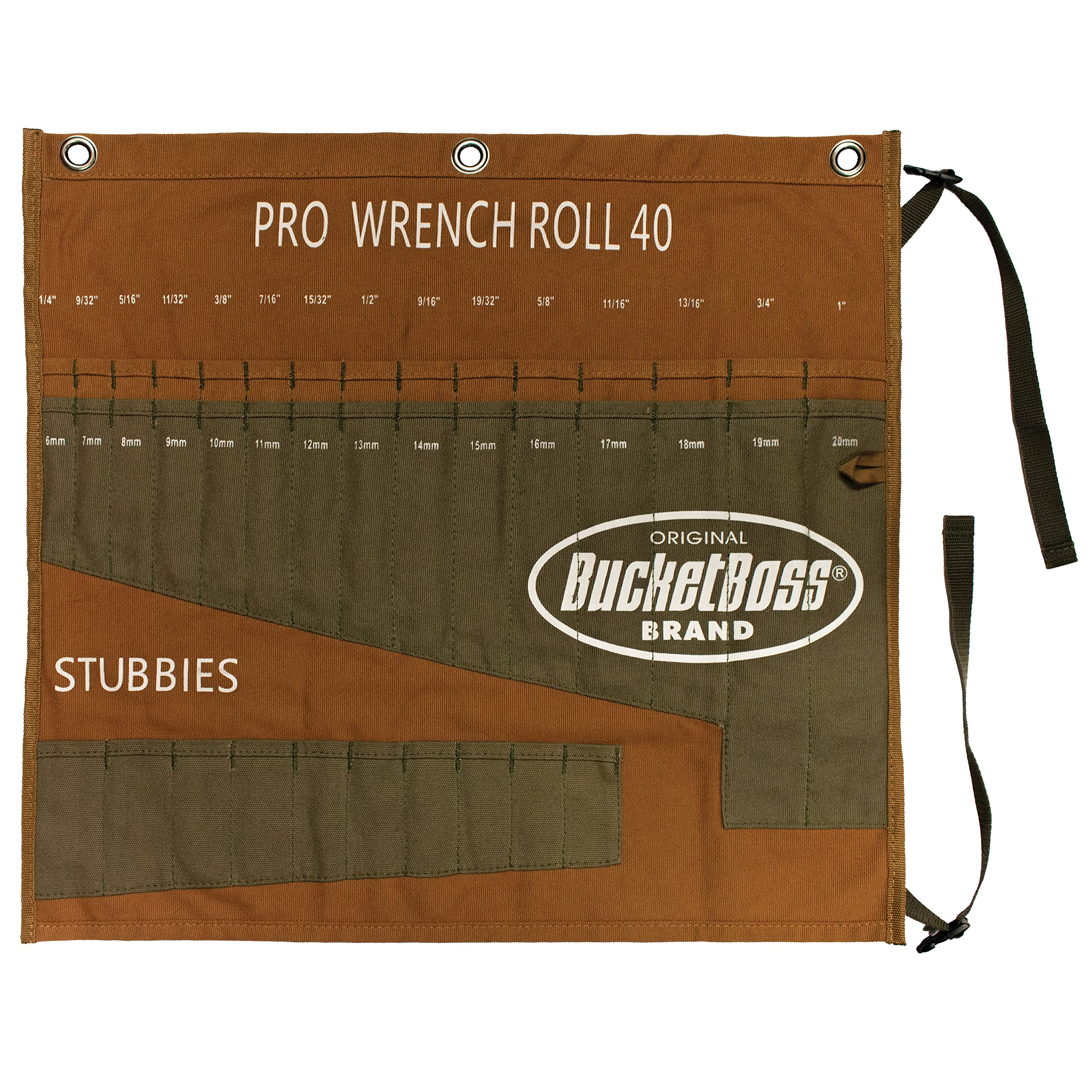 Bucket Boss Pro Wrench Roll 40 in Brown, 70040