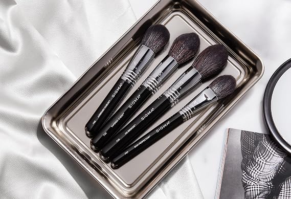 Sigma Beauty F29 HD Bronzer Brush – Tapered Makeup Brush with Ultra-Soft Synthetic Fibers for Flawless Application – Perfect for Bronzer, Setting, All-Over Use