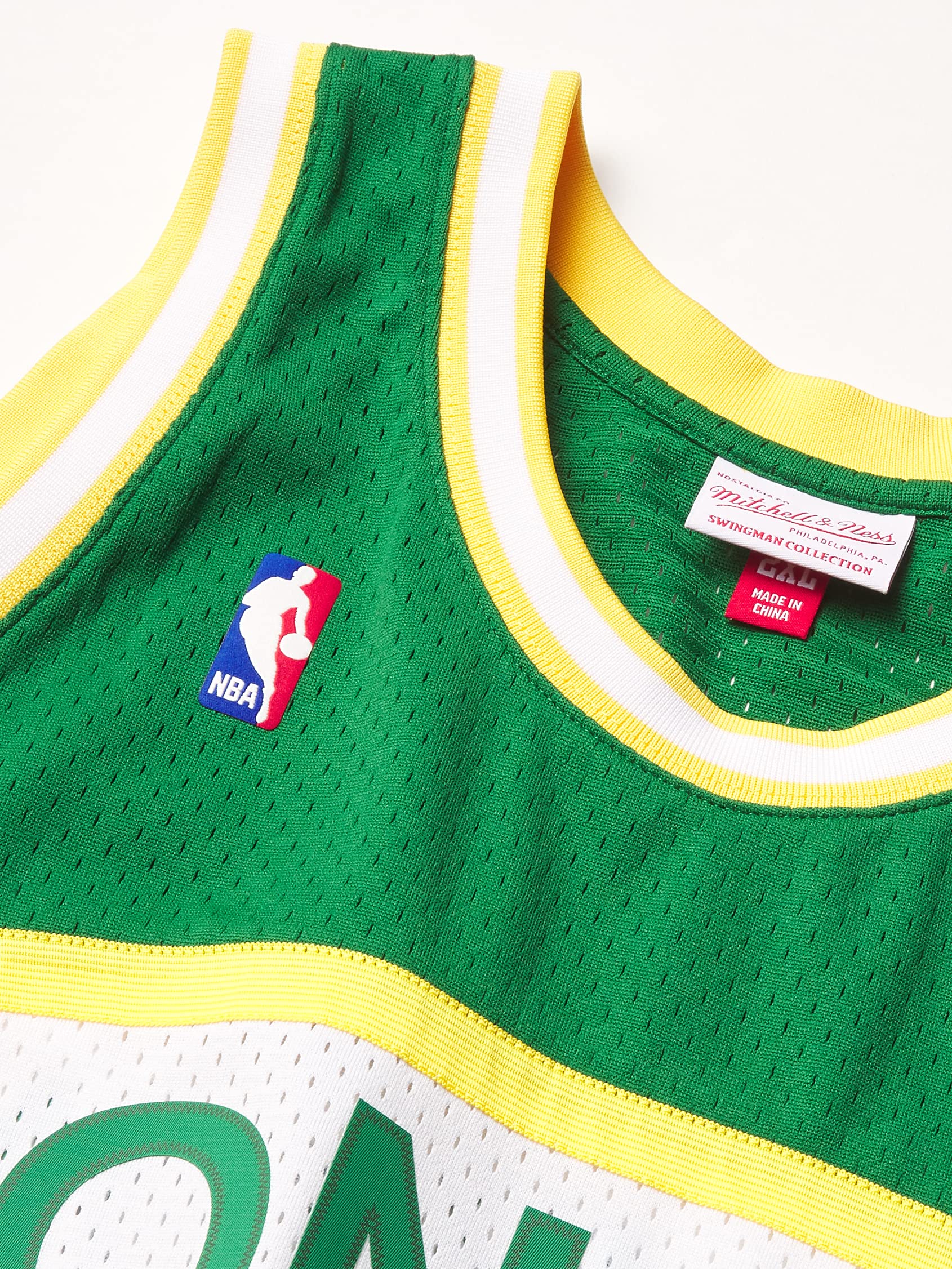 Mitchell & Ness Seattle Supersonics Gary Payton - Camiseta de Tirantes, Color Verde