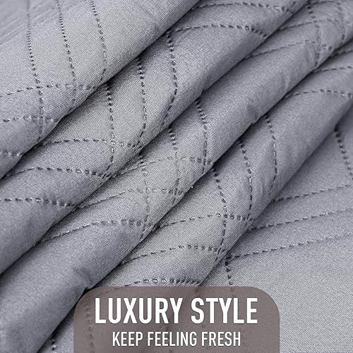 Miniatura 2 de TAOCOCO Funda de cojín de sofá 100% impermeable, reversible, para perros, mascotas, sofá biplaza, para sofá modular en forma de U, protector de