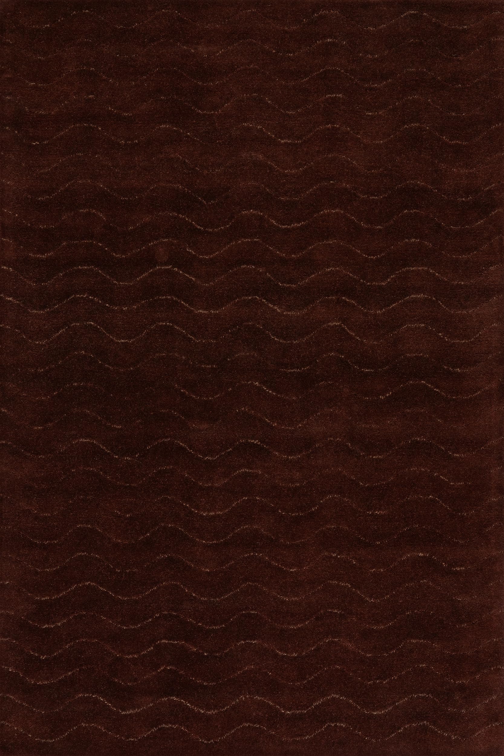 Dash & Albert Gailia Tan/Brown, 8'6" x 11'6", Solid, Wool, Soft and Cozy, High Traffic, Stain Resistant, Easy Clean, Durable Area Rug for Bedroom,