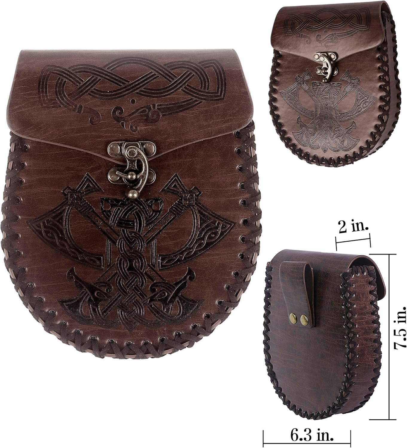 Men Medieval Renaissance Costume Adult Viking Cosplay Accessories for Halloween Renaissance Festival - Image 4