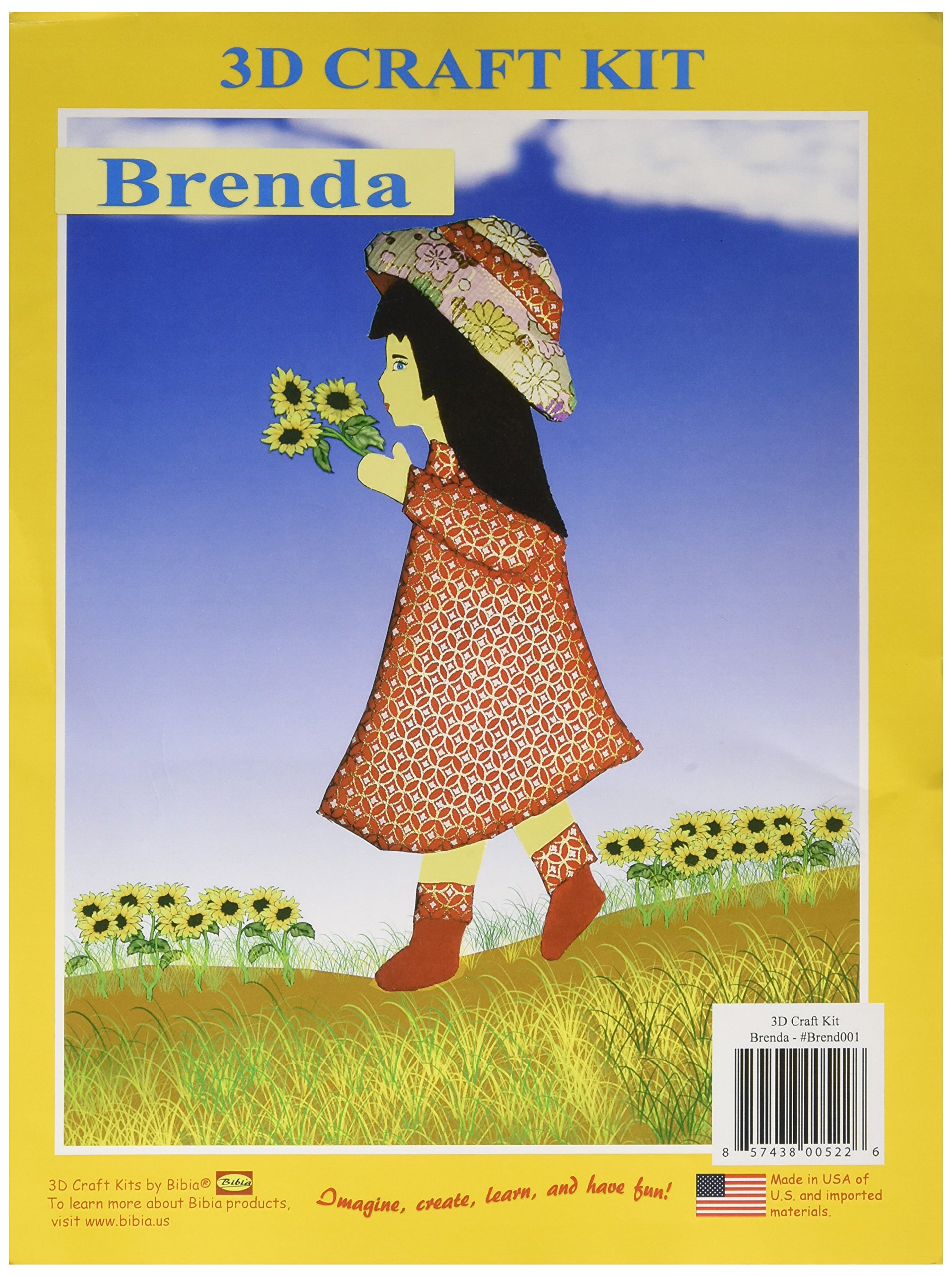 3D Craft Kit Brenda Doll