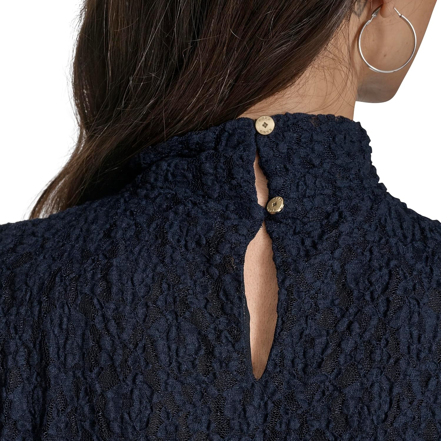 BCBG Womens Short Sleeve T-Shirt with Ruffles - Image 7