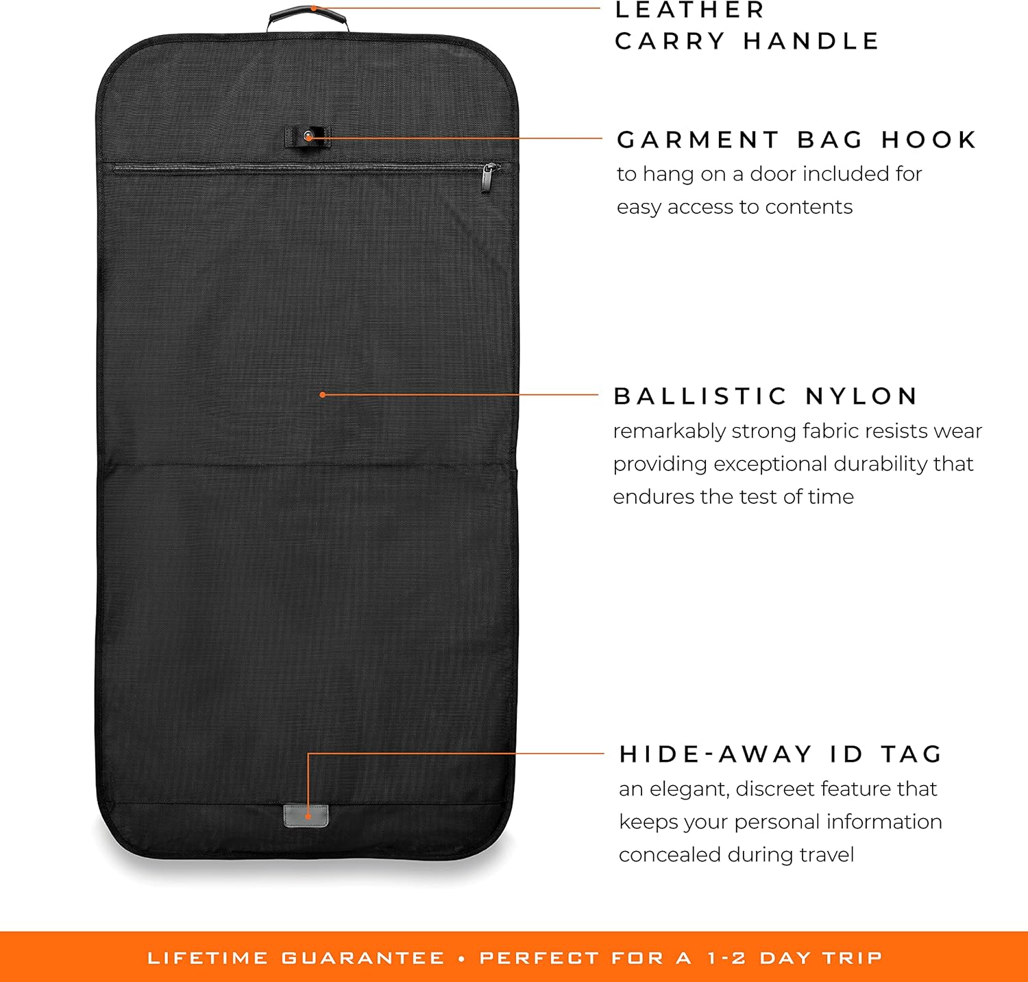 Review Briggs & Riley Baseline Garment Bags, Black, Classic