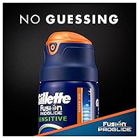 Vista 5 de Gel de afeitado Gillette Fusion Proglide Sensitive, 6 onzas, Alpine Clean
