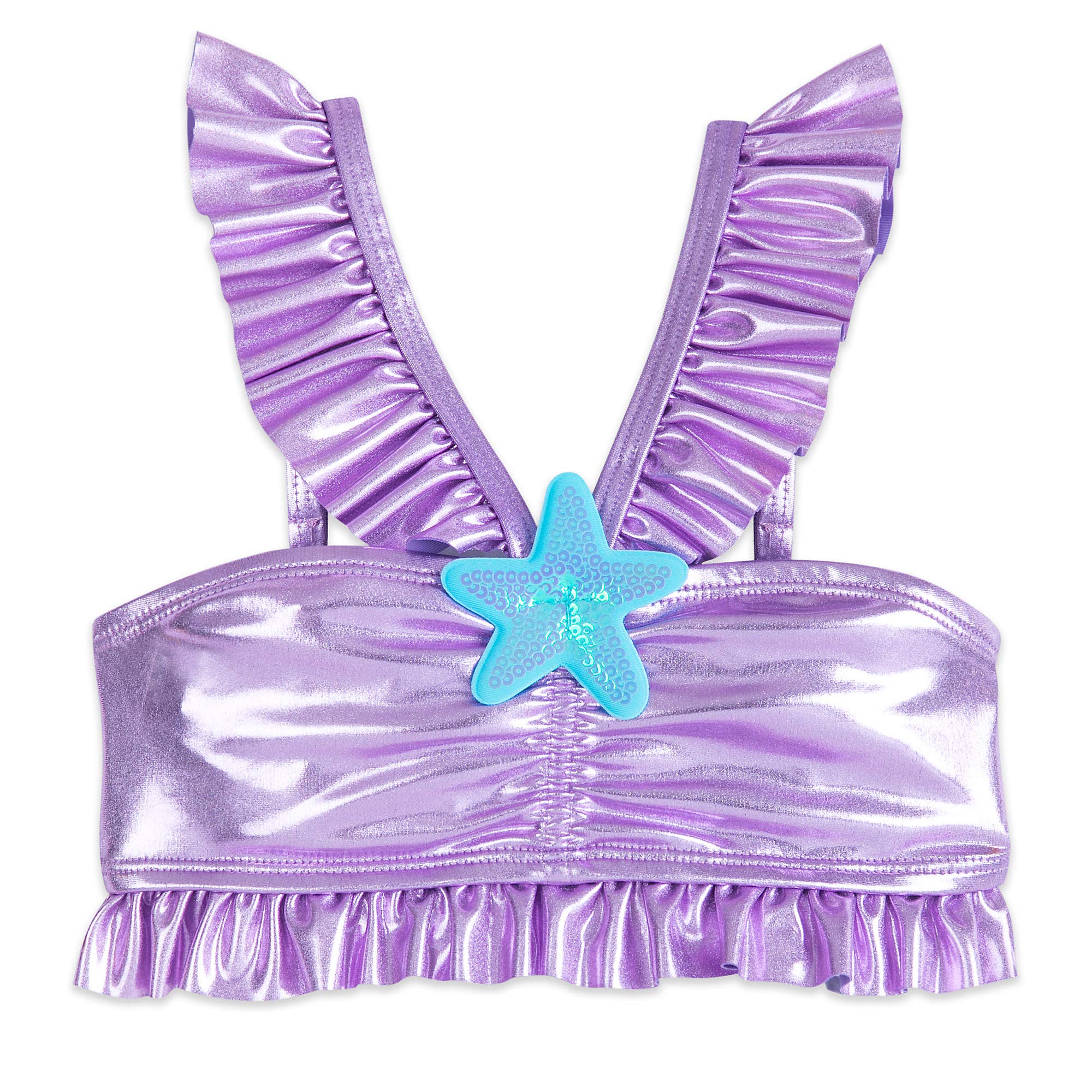 Disney Ariel Deluxe Swimsuit Set for Girls- Size 9/10