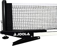 JOOLA Premium Table Tennis Net & Post Set - 72" Regulation Ping Pong Net, Portable Easy Clamp Setup for Home Tables, Black