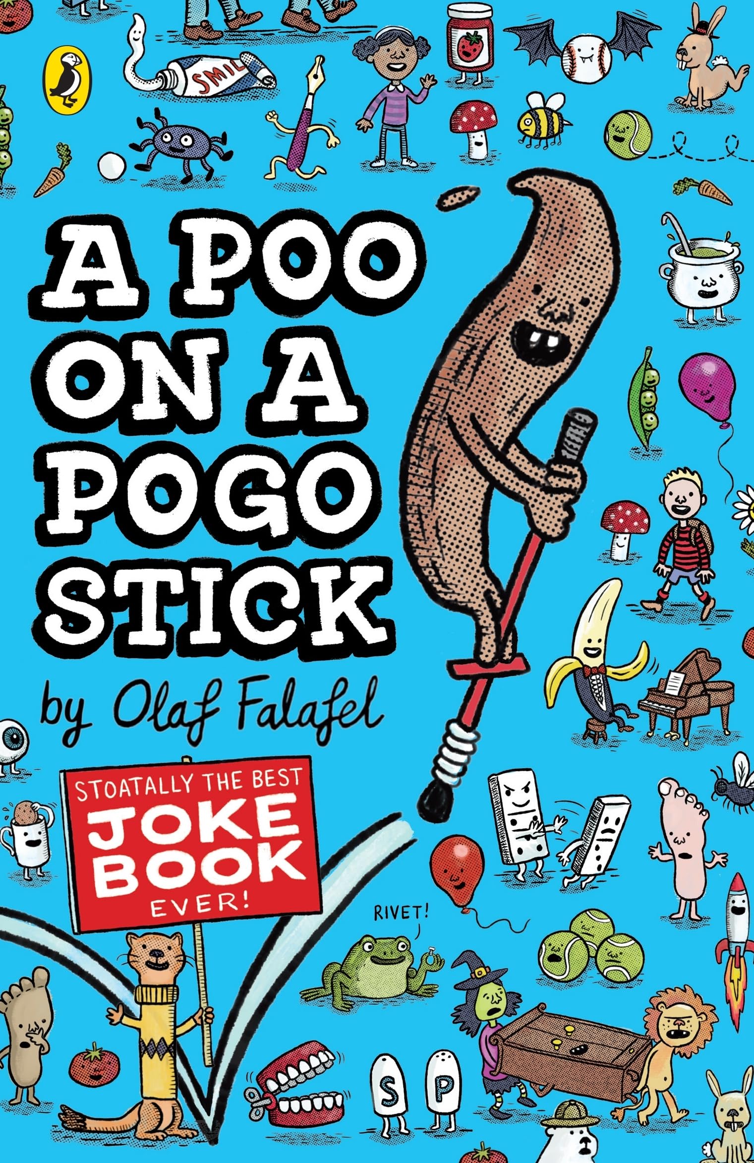 Olaf Falafel Unisex Multicolor A Poo On A Pogo Stick : The Funniest Joke Book Ever Paperback