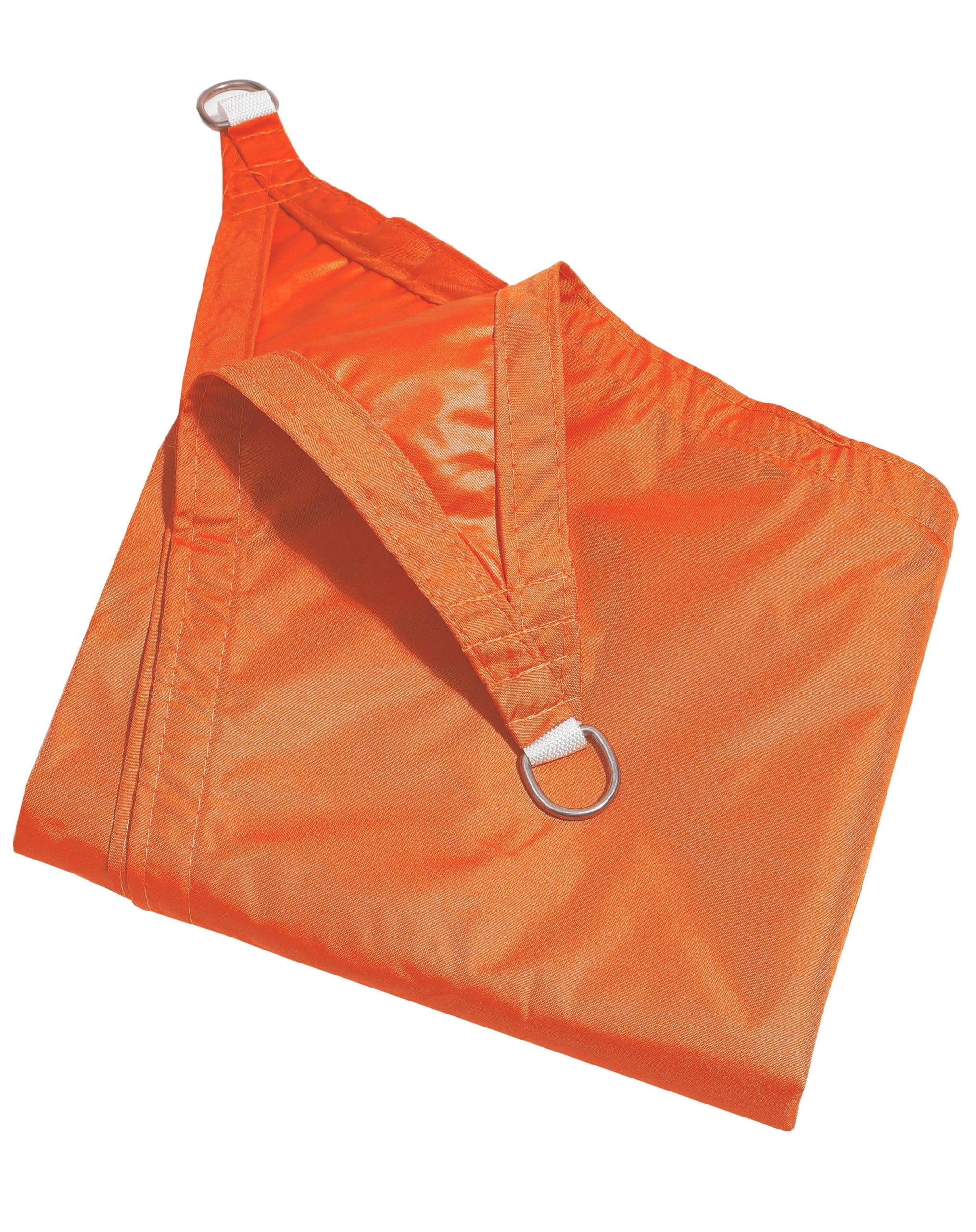 Voile d’ombrage 3 m x 4 m – Rectangulaire étanche en Polyester PES – 98% de Protection UV – Auvent de terrasse/Jardin extérieur – Canopée rectangulaire avec Cordes fournies, Orange