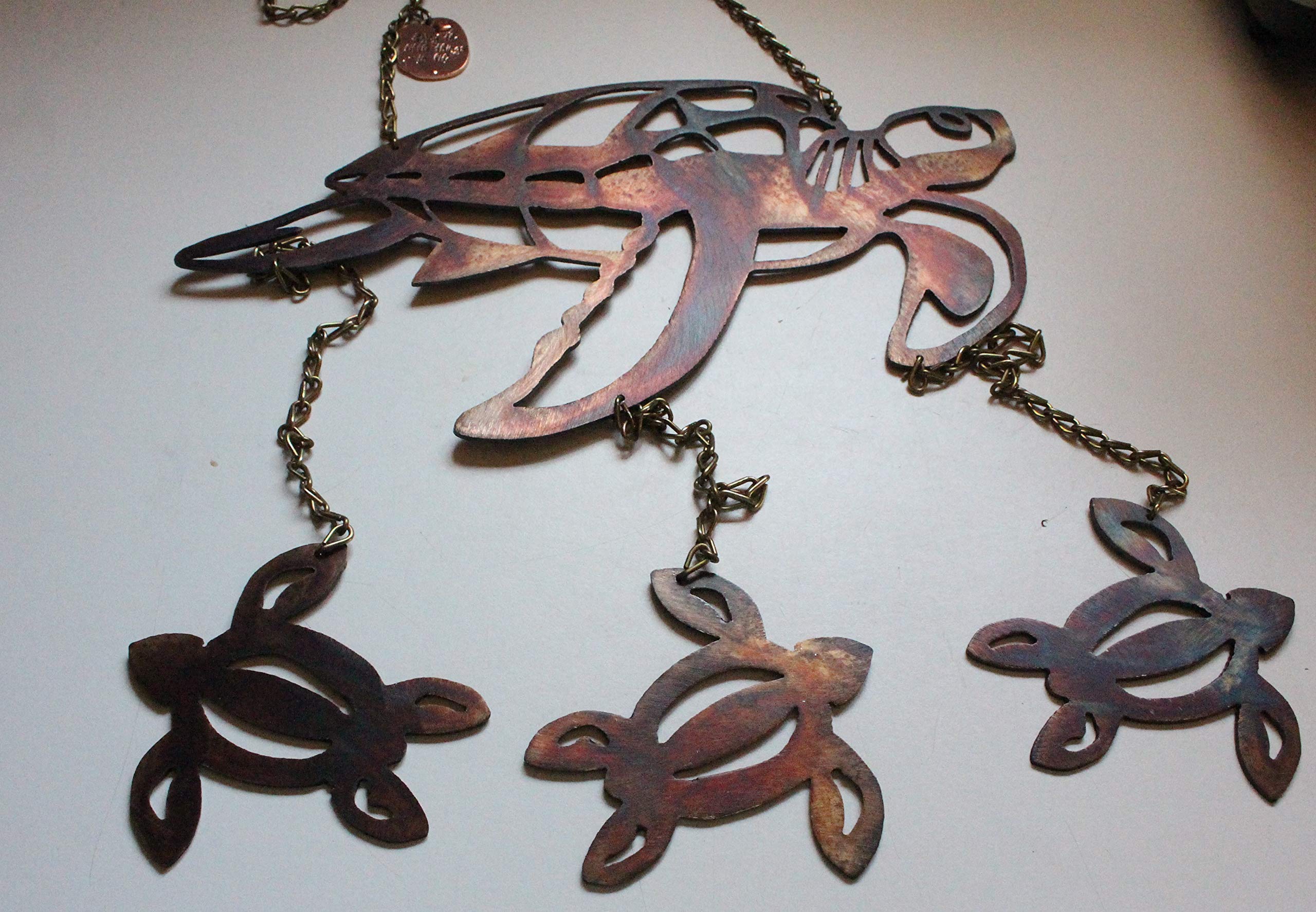 Sea Turtle Metal Wall Art Wind Chime/Mobile