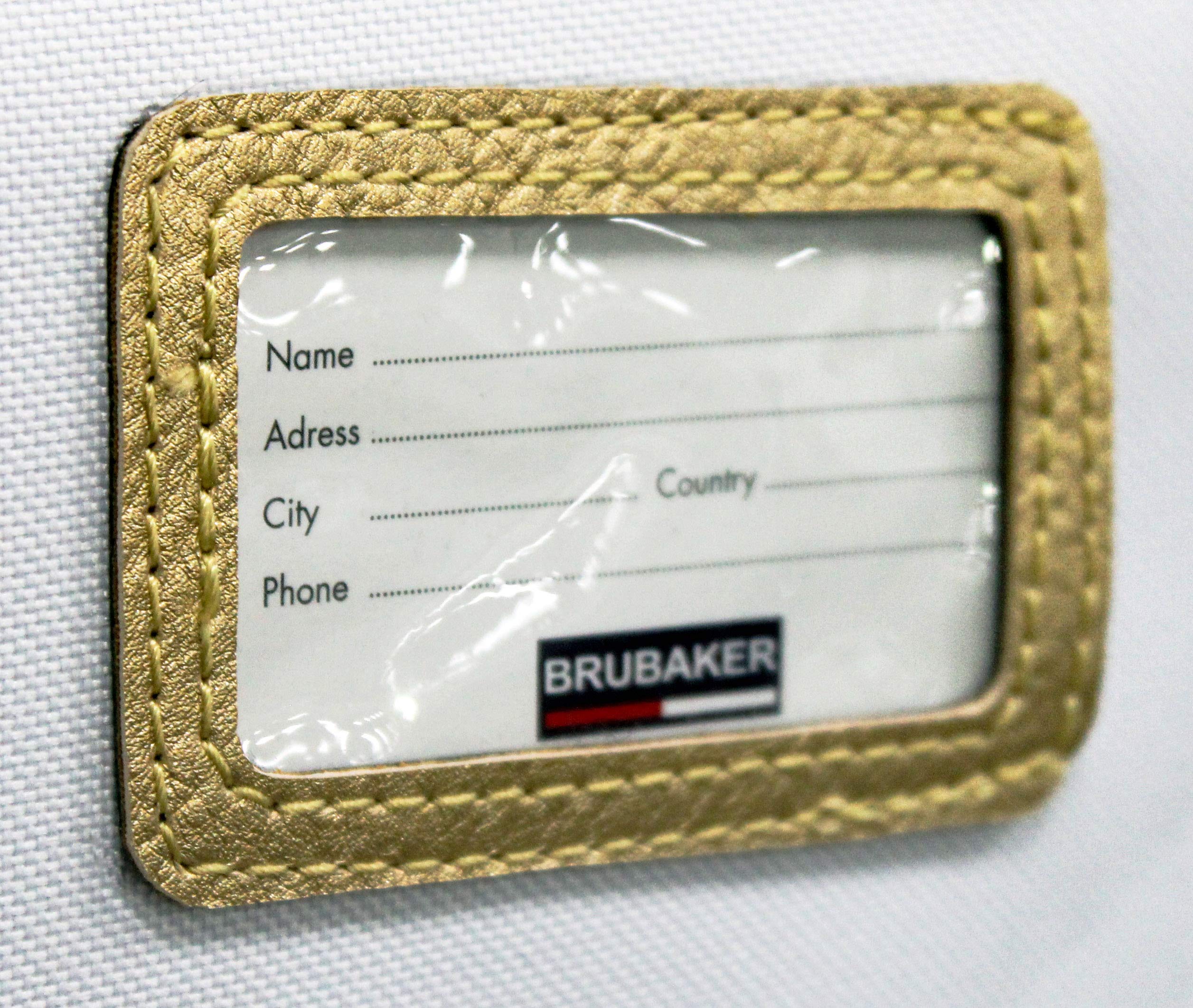 BRUBAKER St. Moritz Bolsa de Deporte Mochila para Botas de esqui Casco Accesorios Blanco Dorado