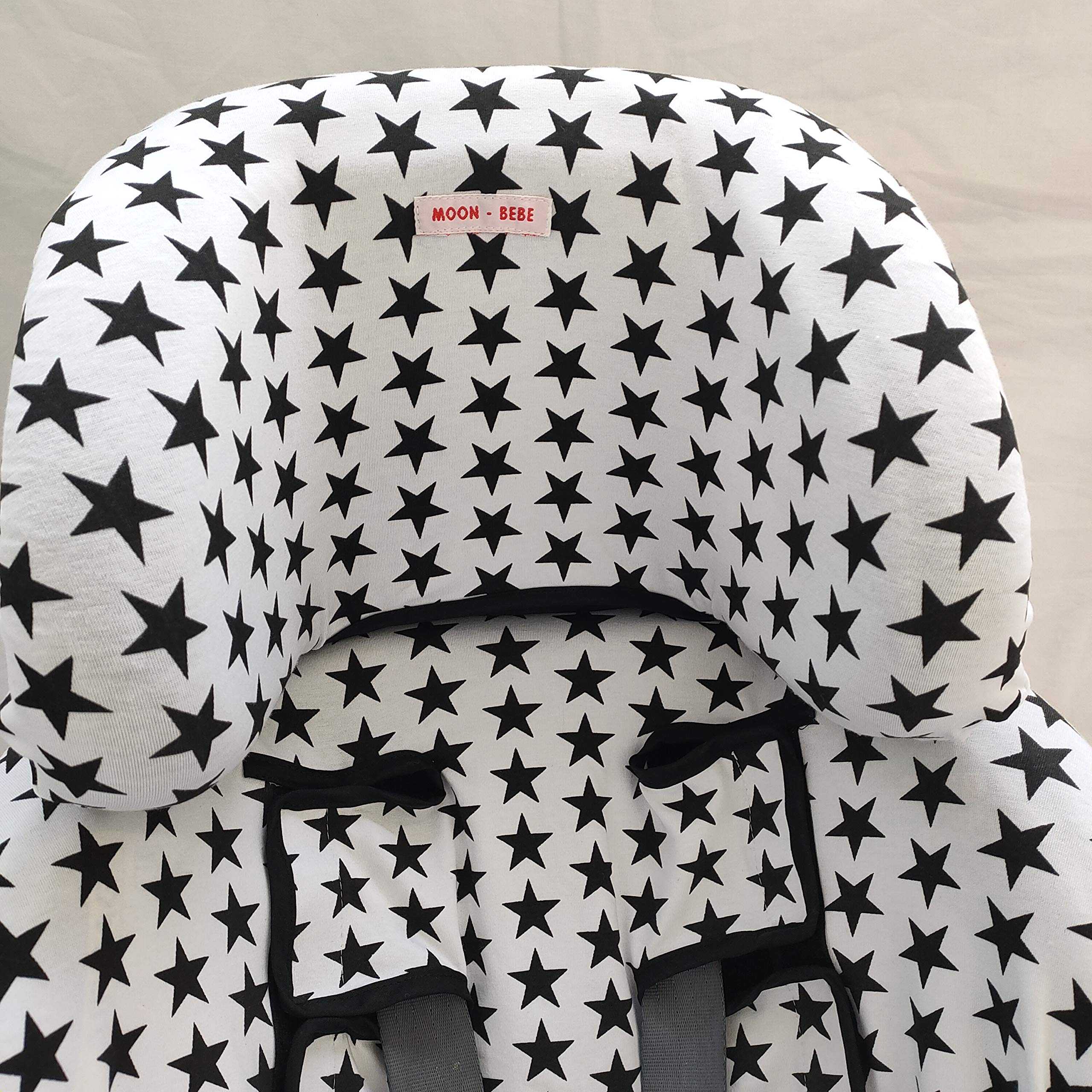 moon-bebe Funda para Silla de coche Klippan Kiss 2 Y KLIPPAN PLUS (BLANCO)