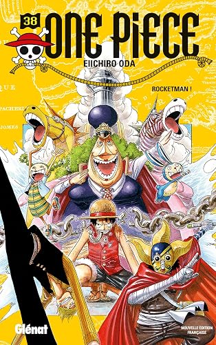 Couverture de One Piece, volume 38 : Rocketman !!