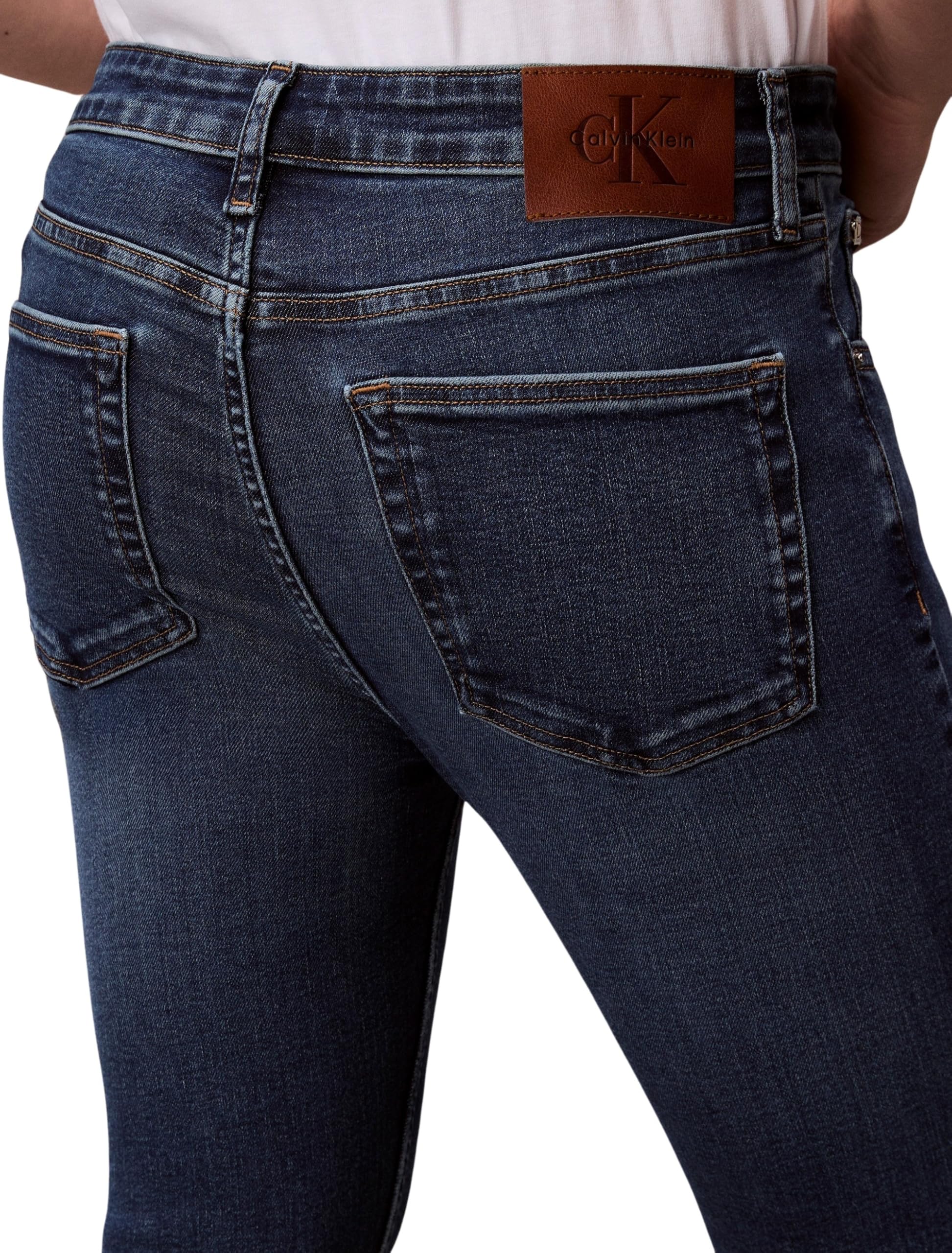 Calvin Klein - Skinny Oil Slick Jean Regen Lv04rb720g, Jeans Unisex - Adulto