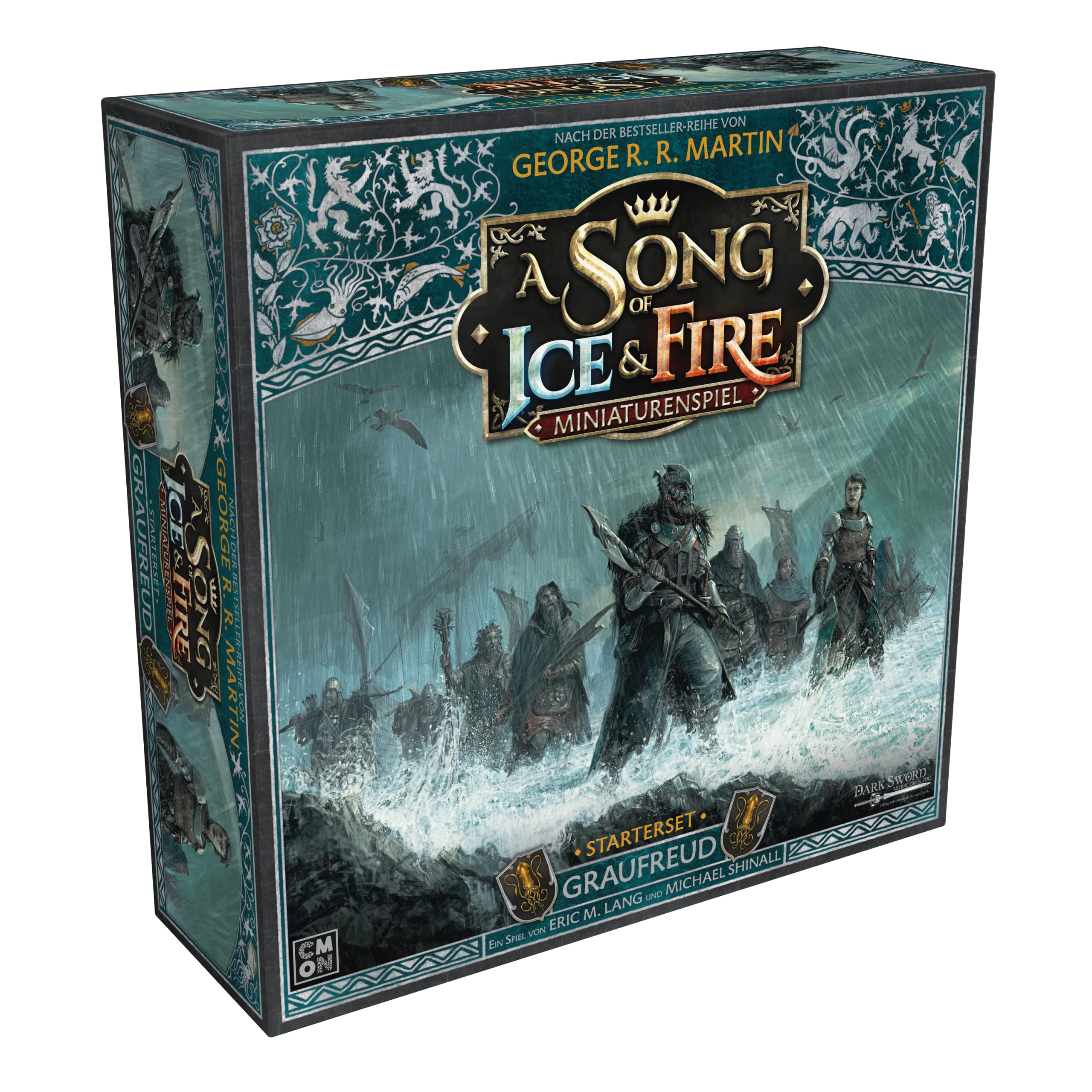 Asmodee | CMON | A Song of Ice & Fire  Greyjoy Starter Set | Expansion | Tabletop | 2 Players | From 14+ Years | 45+ Minutes | German | Multilingual