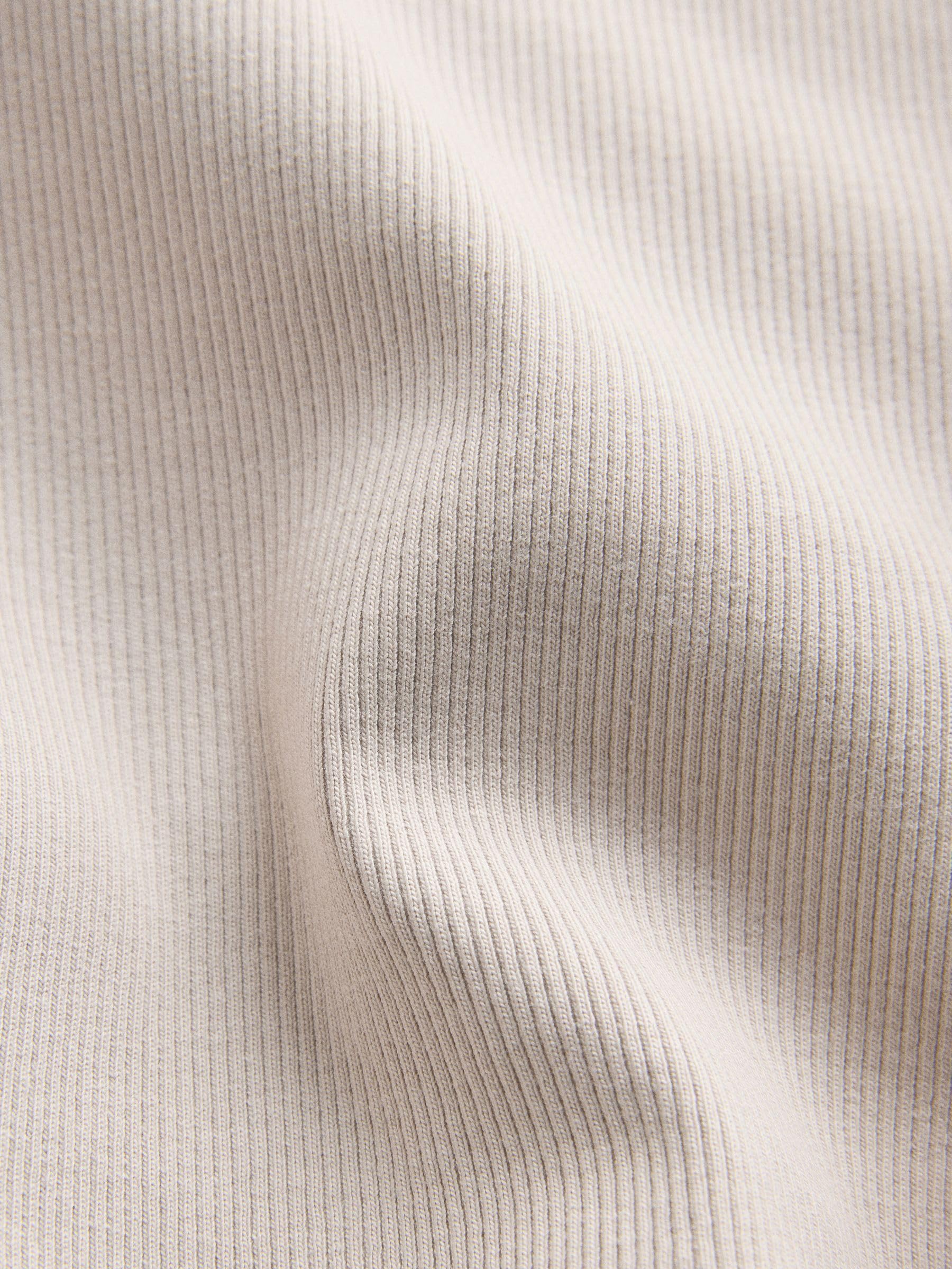 THE SET Femme T-Shirt côtelé à col boutonné et Manches Courtes, Lot de 4 | Coupe standard