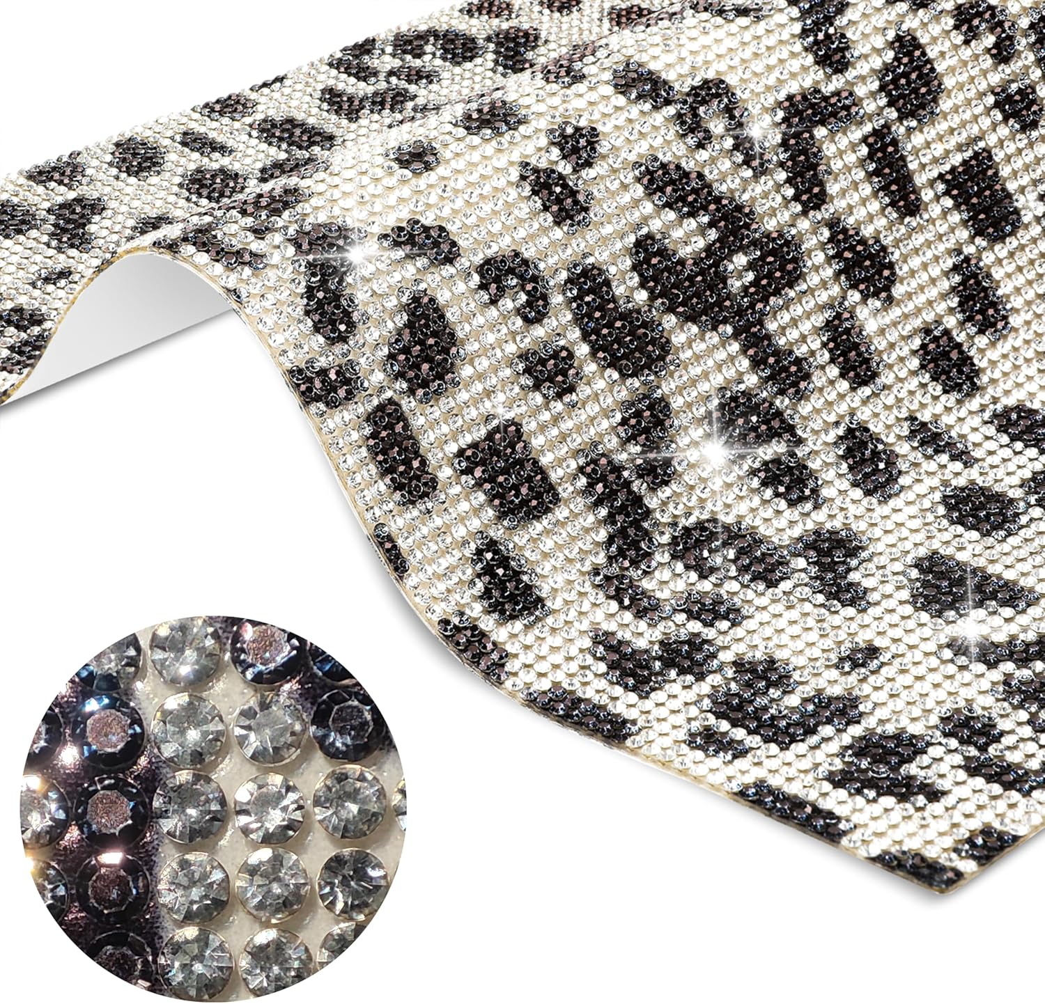 Amazon.com: Taipoilbow 12000pcs Leopard Print Rhinestone Stickers Bling ...