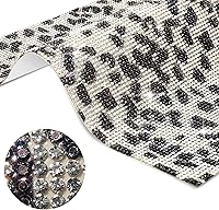 Vista 8 de 12000 calcomanías de diamantes de imitación con estampado de leopardo, hojas de diamantes de imitación de 0.079 pulgadas, calcomanías de cristal