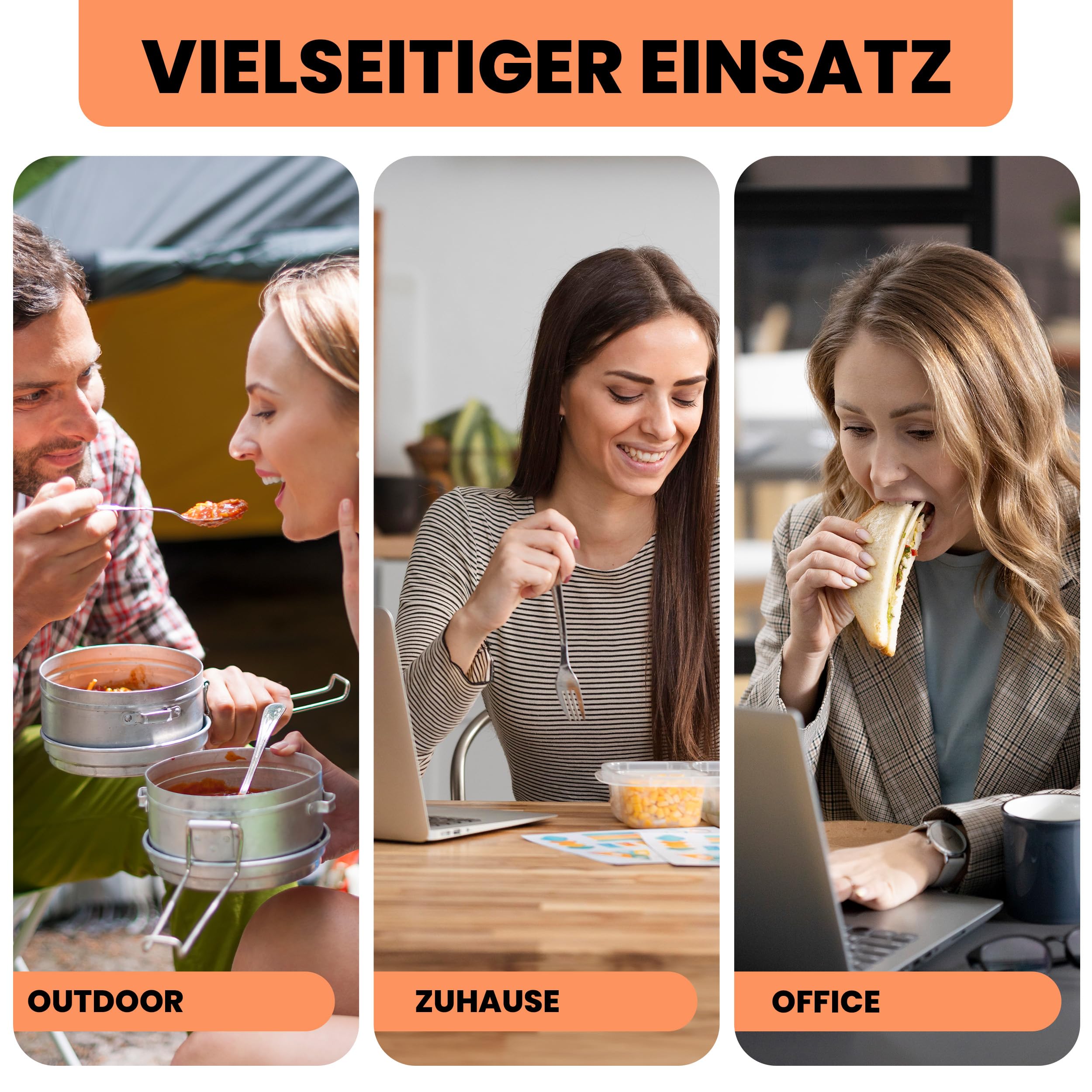 Genussleben Frühstücksbox mit ca. 900g Konfitüre, Marmelade, Honig, Haselnusscreme in vielen Geschmacksrichtungen, ca. 35 kleine Portionen im Mix für Büro, Familie oder Camping.