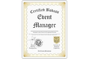 Event Management Diploma: A Certification for the Certified Badass Manager
